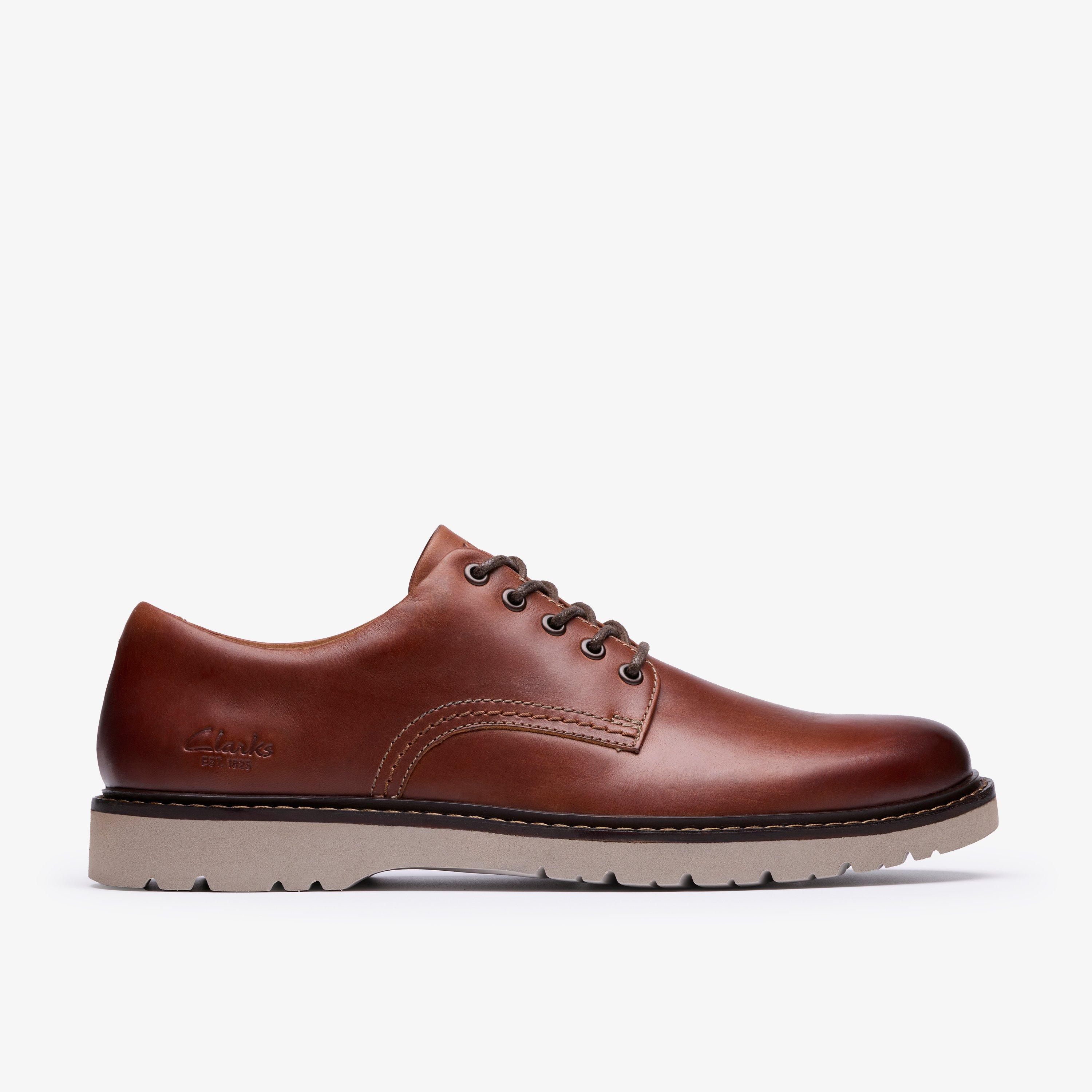 Weltridge Low Dark Tan Derby Shoes Lace Up, view 1 of 6