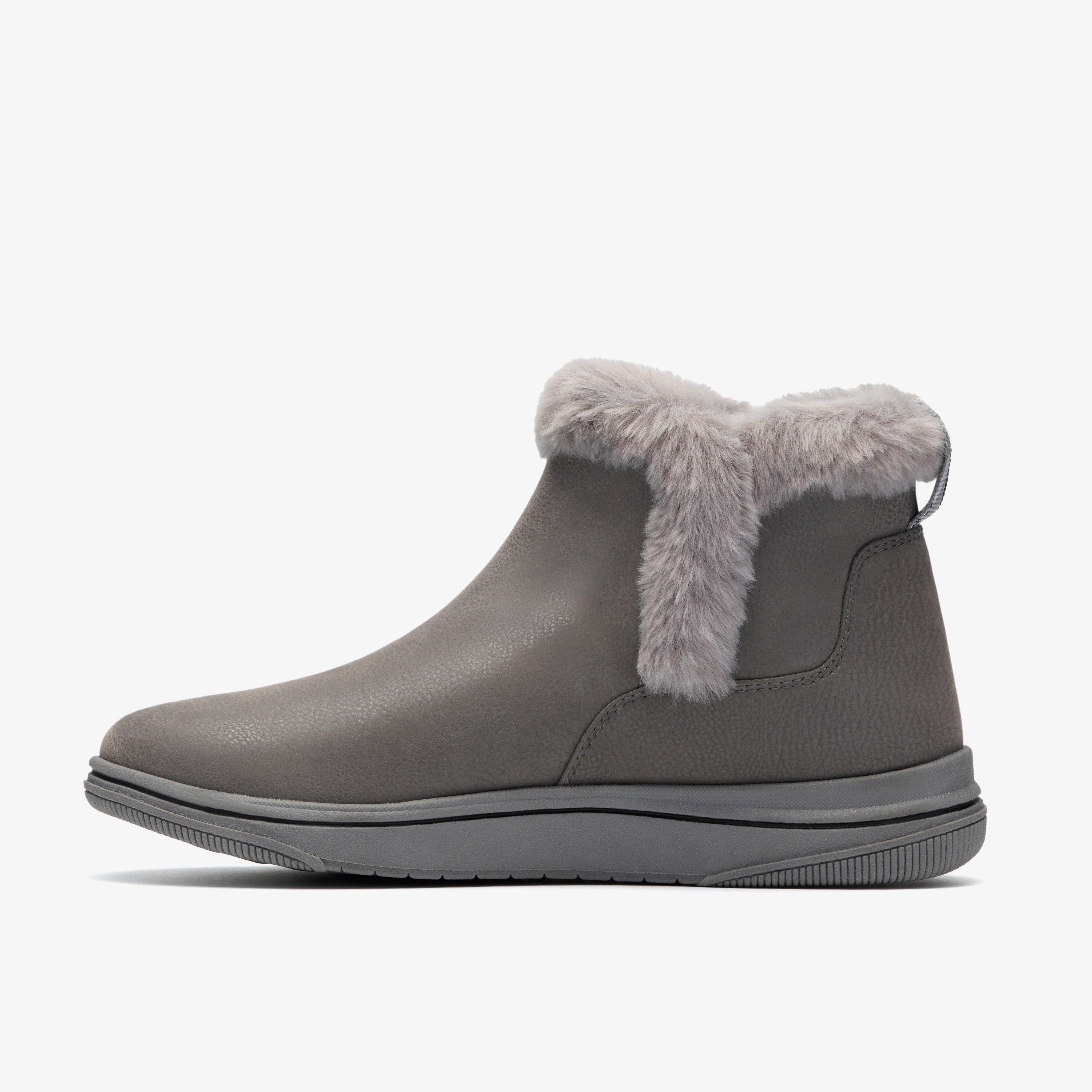 Brinkley Fur Dark Grey Combi
