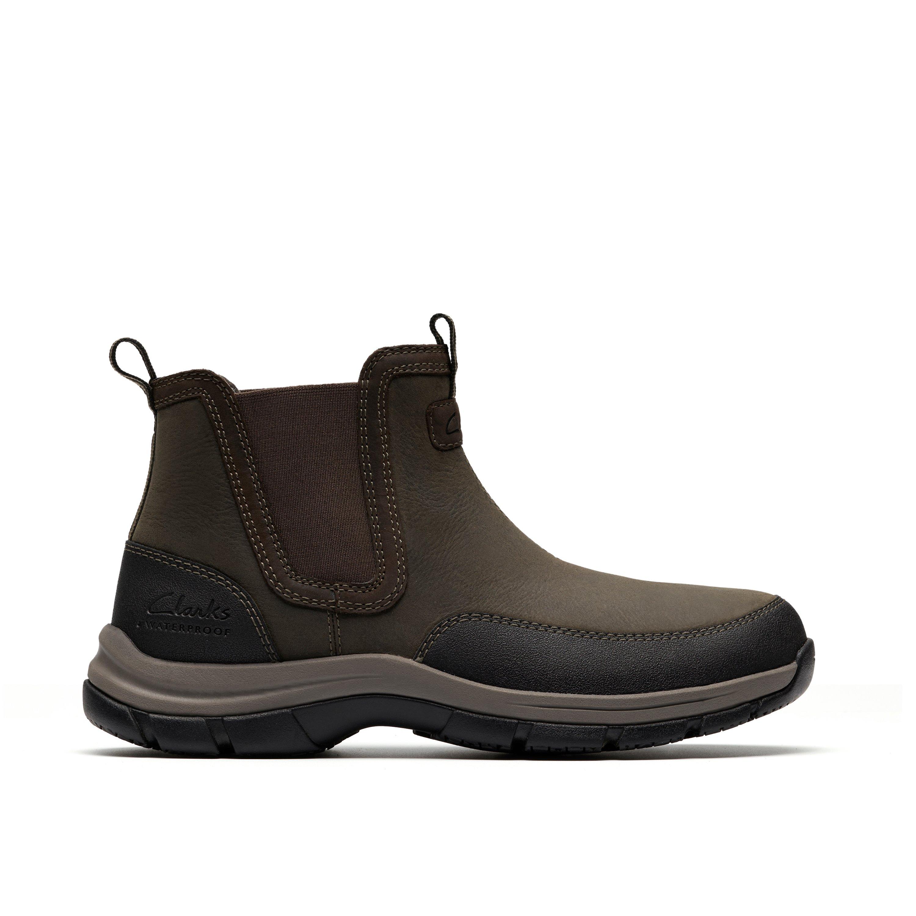Clarks Mens Walpath Easy Waterproof Ankle Boots