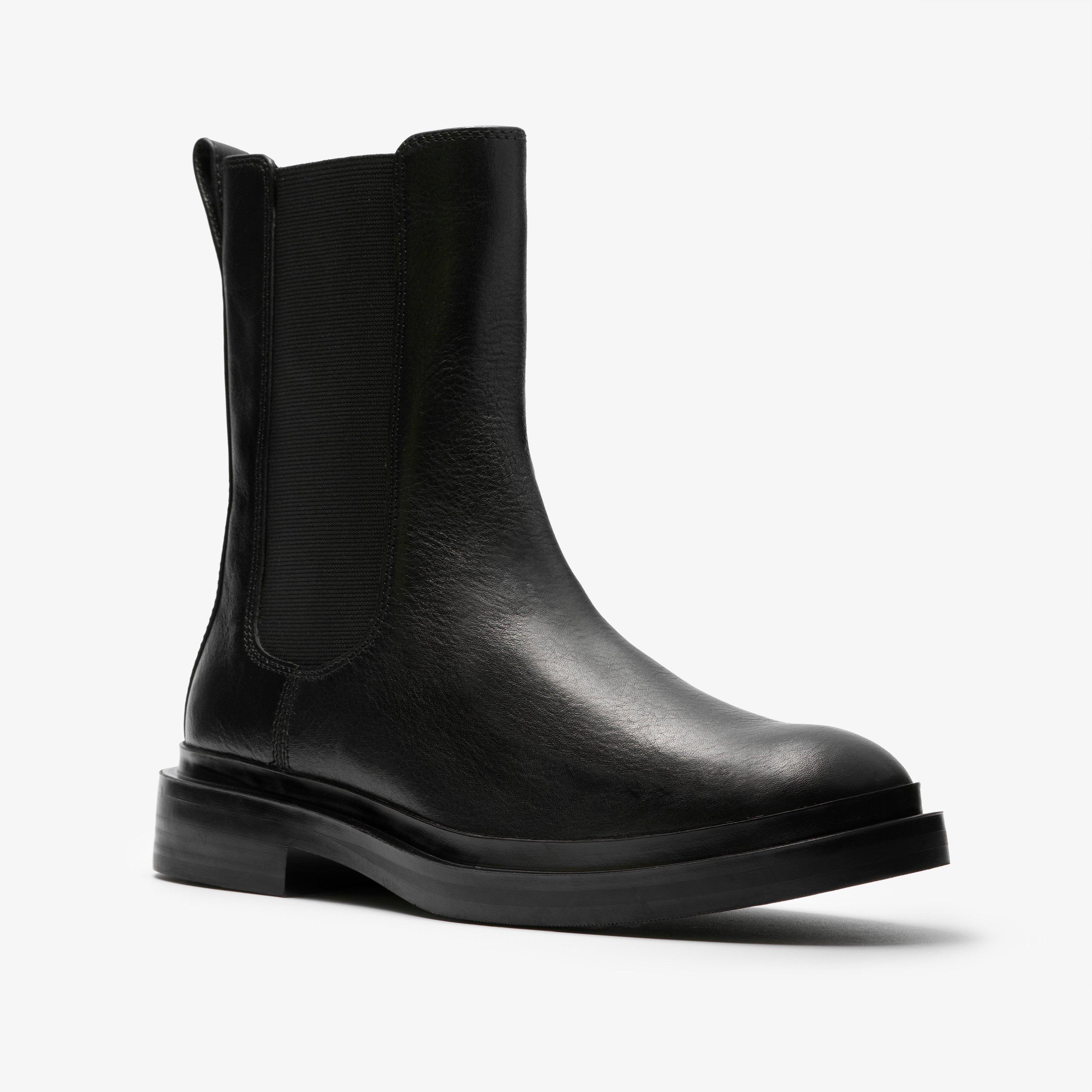 Previa Top Black Leather