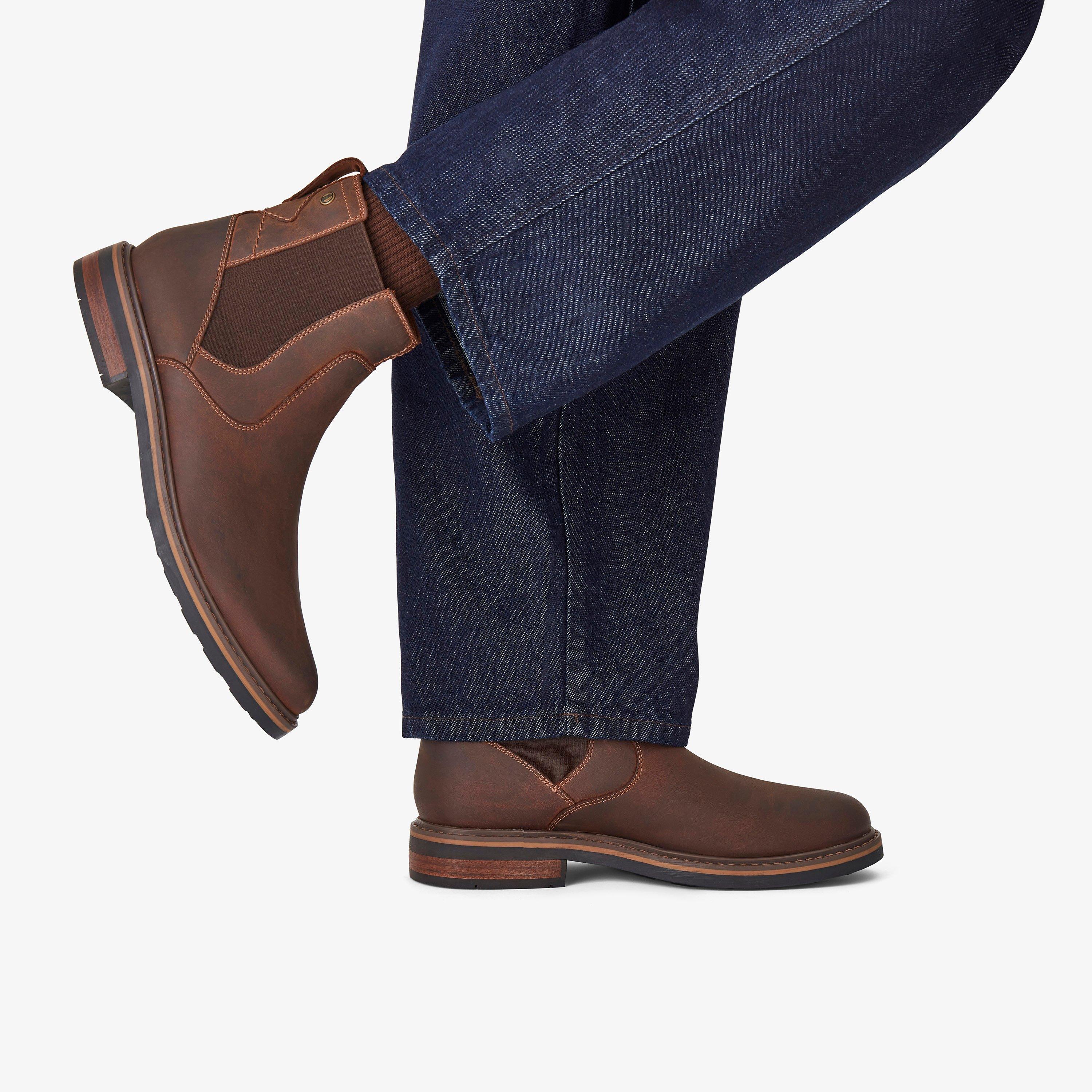 Newford Easy Waterproof Beeswax Warmlined Ankle Boots Chelsea Boots, view 2 of 9