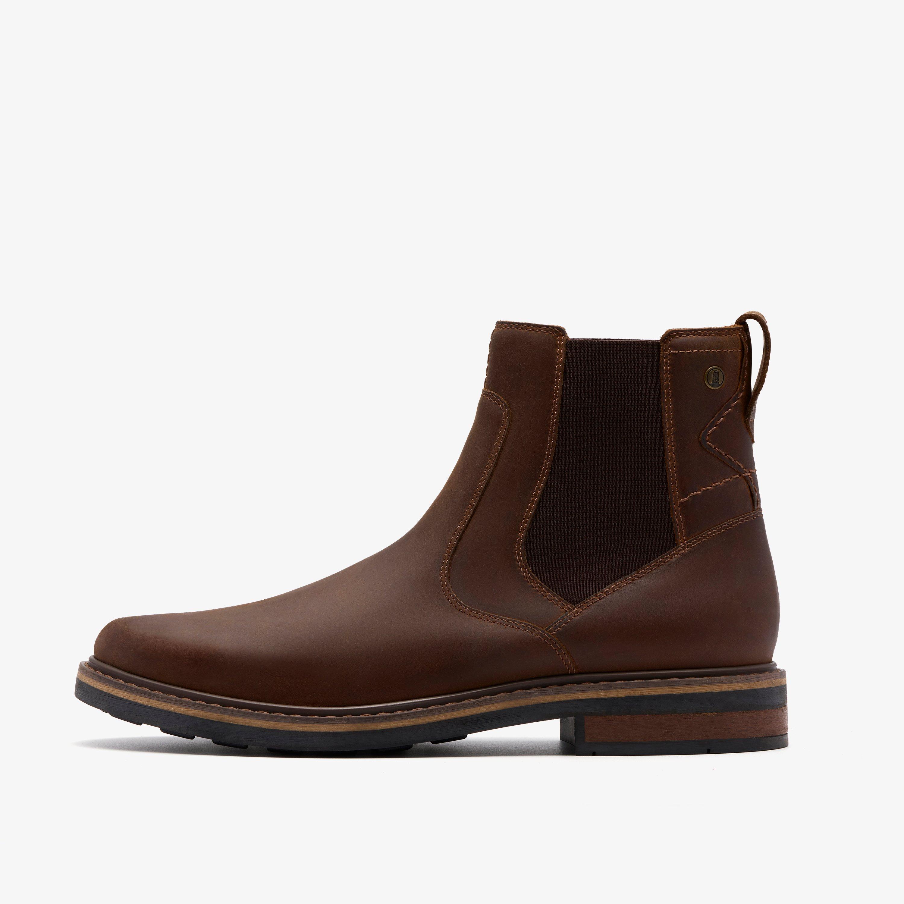 Newford Easy Waterproof Beeswax Warmlined Ankle Boots Chelsea Boots, view 3 of 9