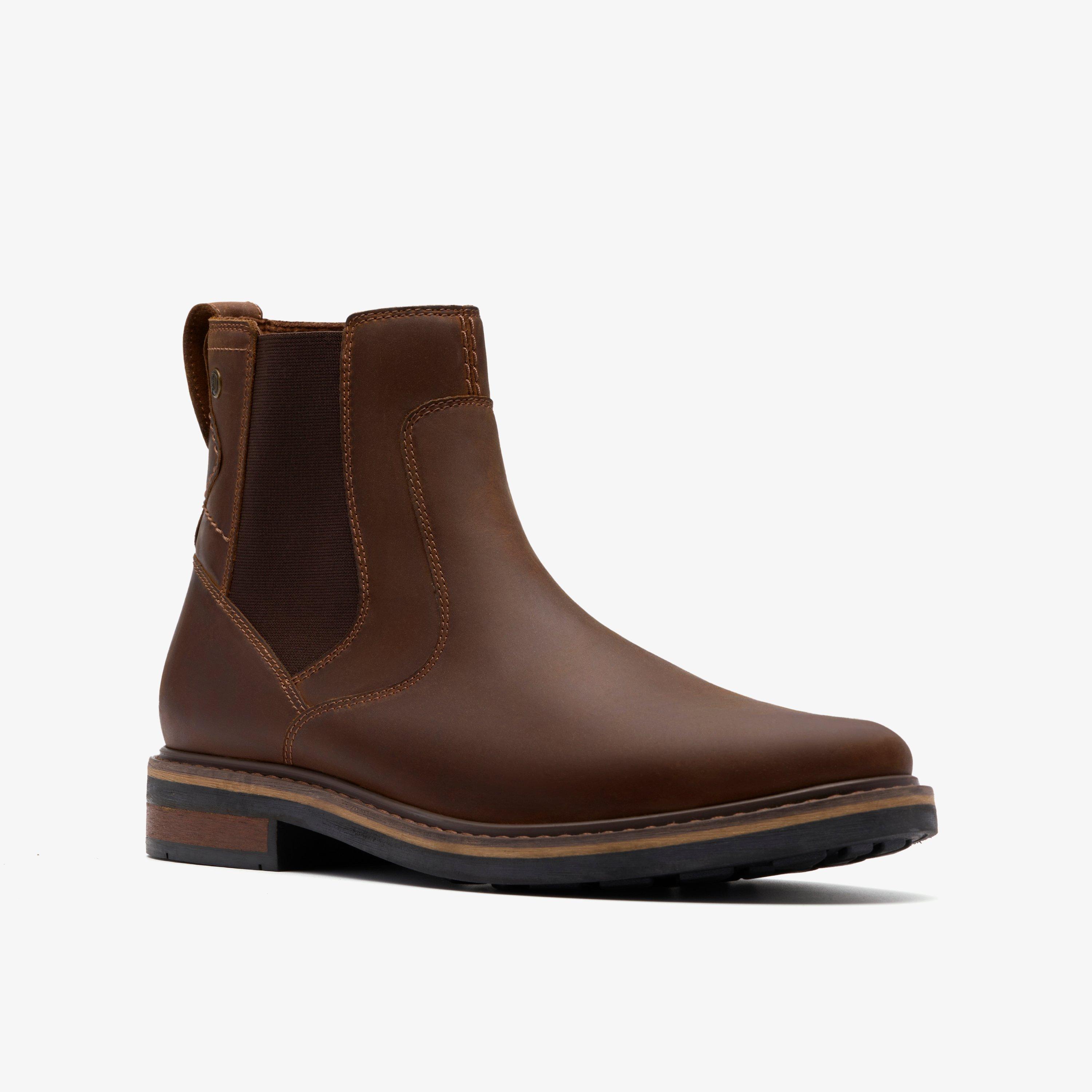 Newford Easy Waterproof Beeswax Warmlined Ankle Boots Chelsea Boots, view 5 of 9