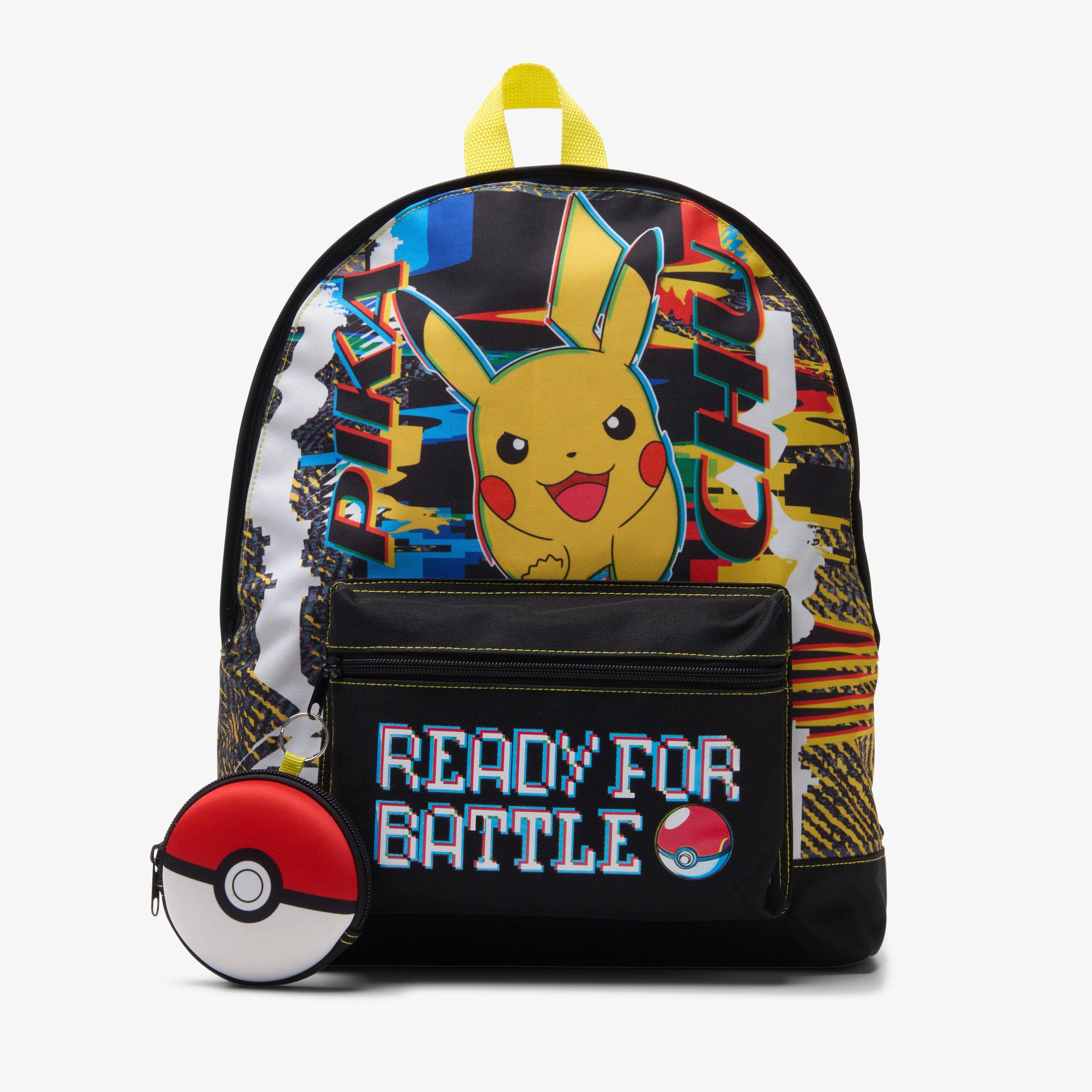Pokemon 2 Large Black/Yellow Backpack, view 1 of 4