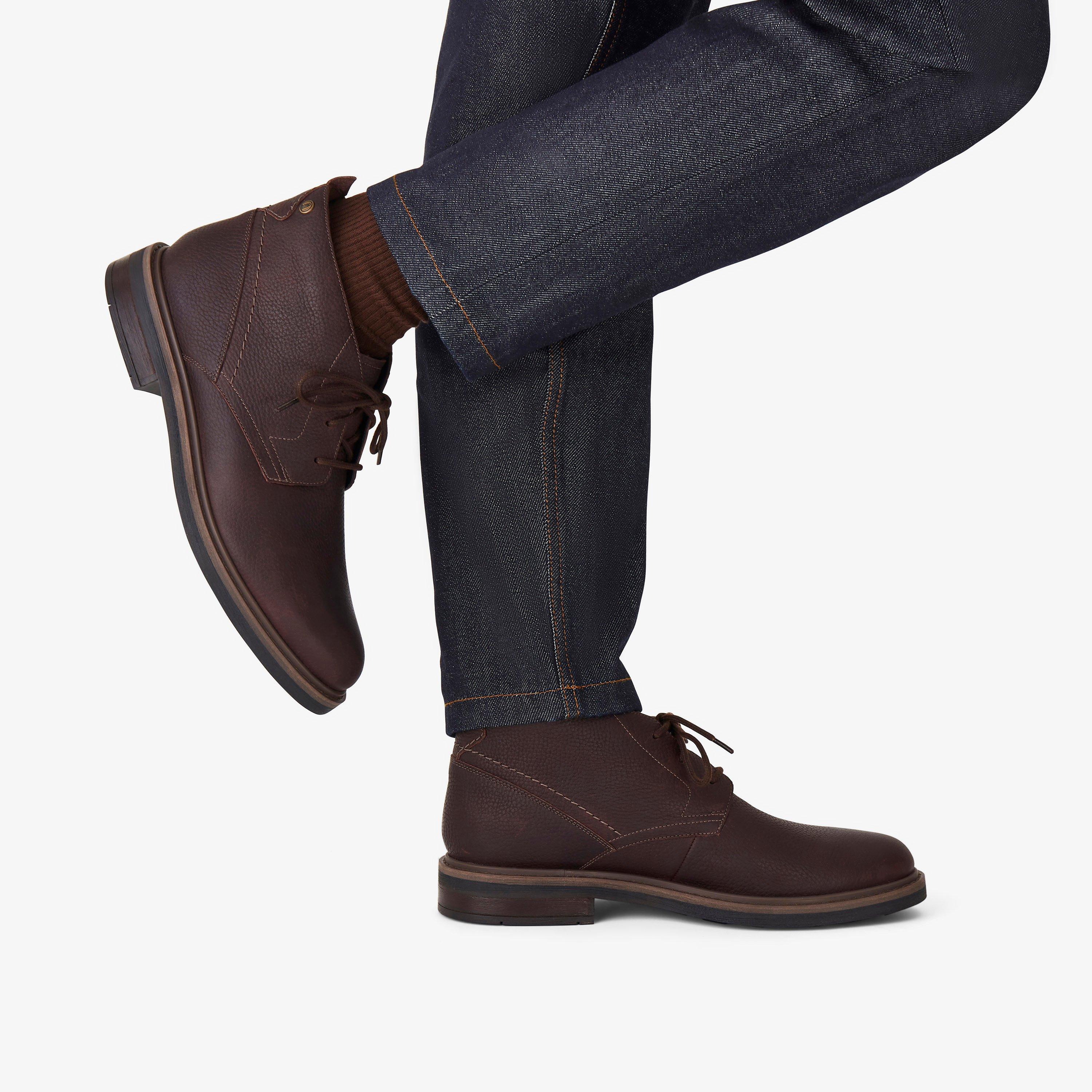 Newford Mid WP Brown WLined Lea