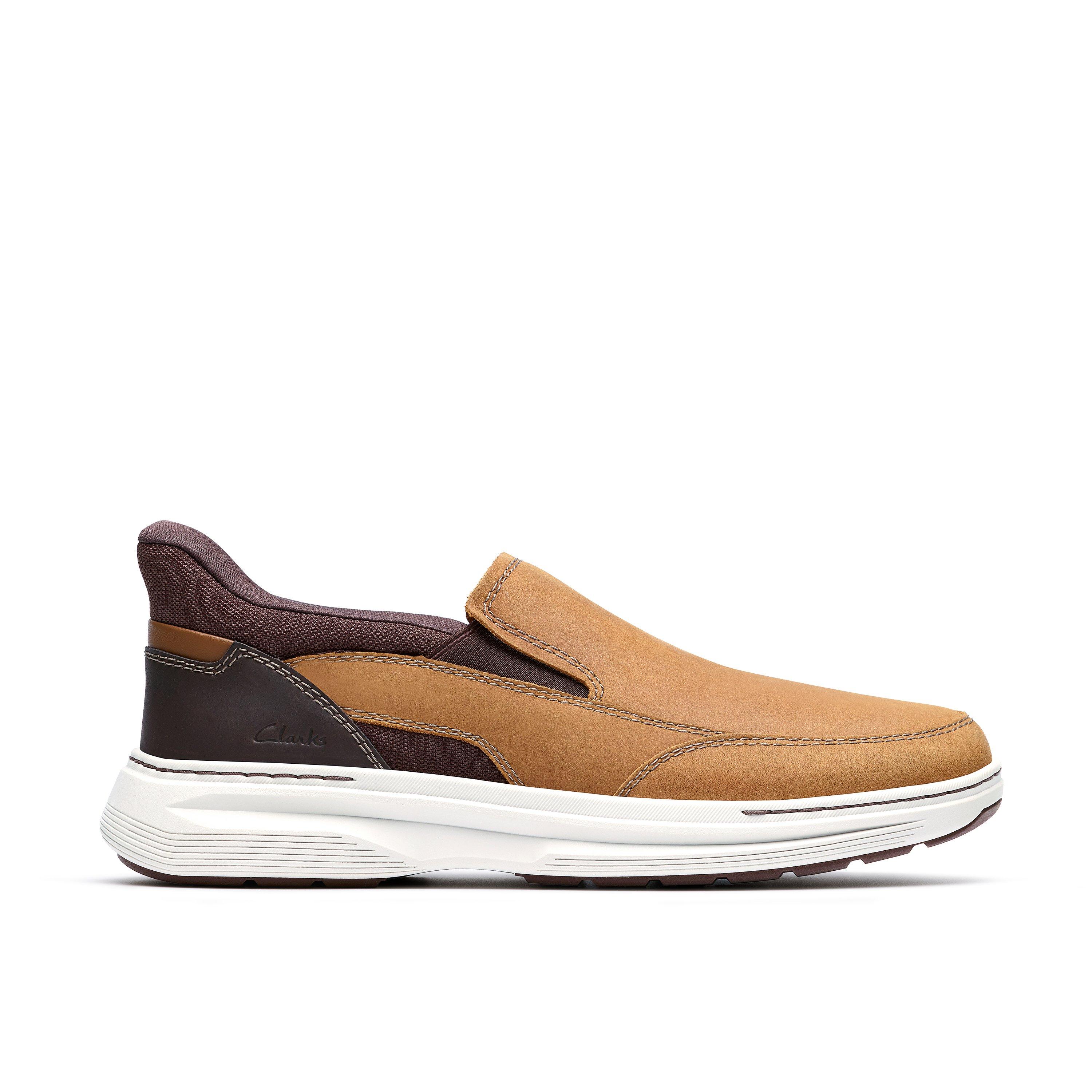 Clarks Men's Brown Leather Craftwell Step Wide Fit