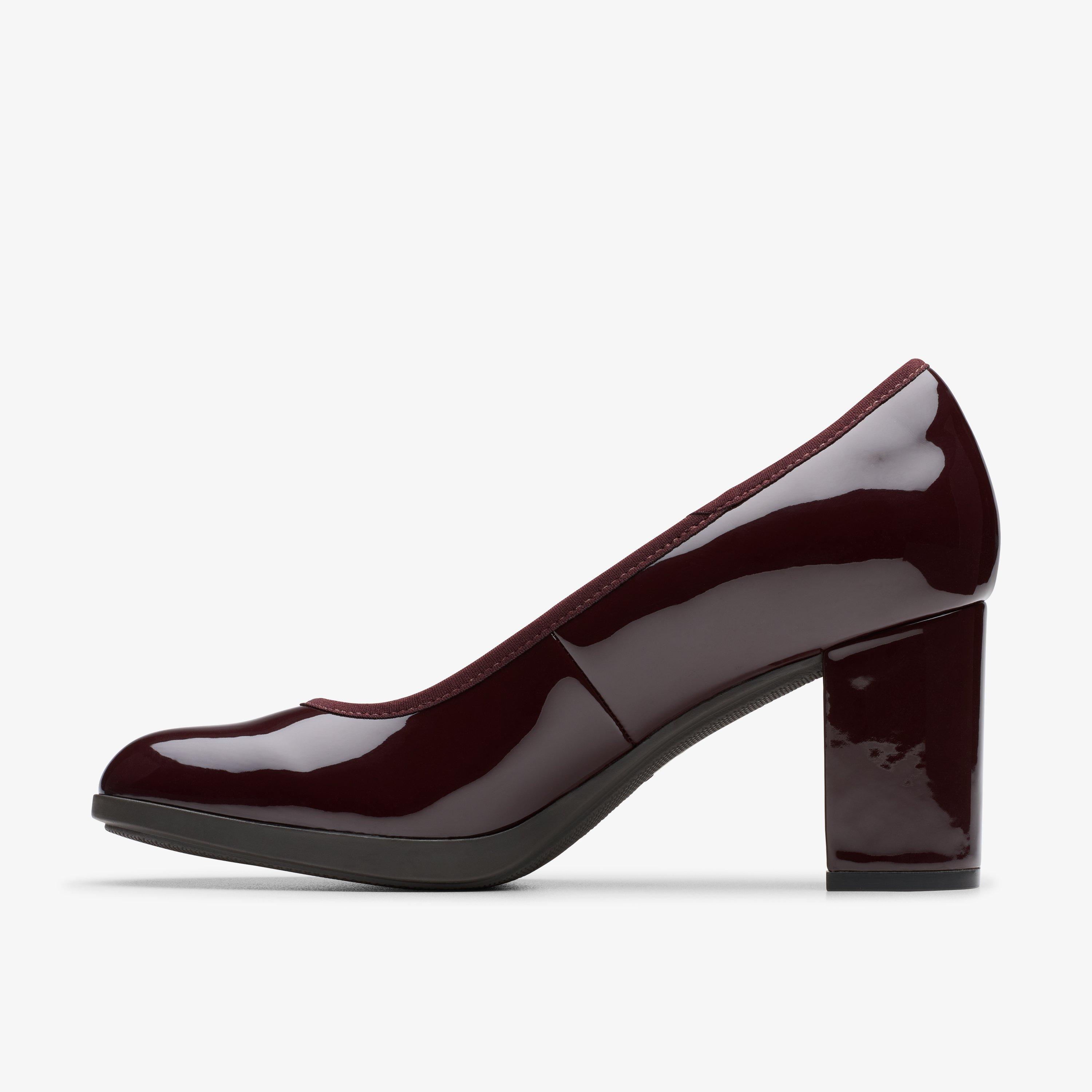Bayla Carly Merlot Heels Court Shoes, view 2 of 6