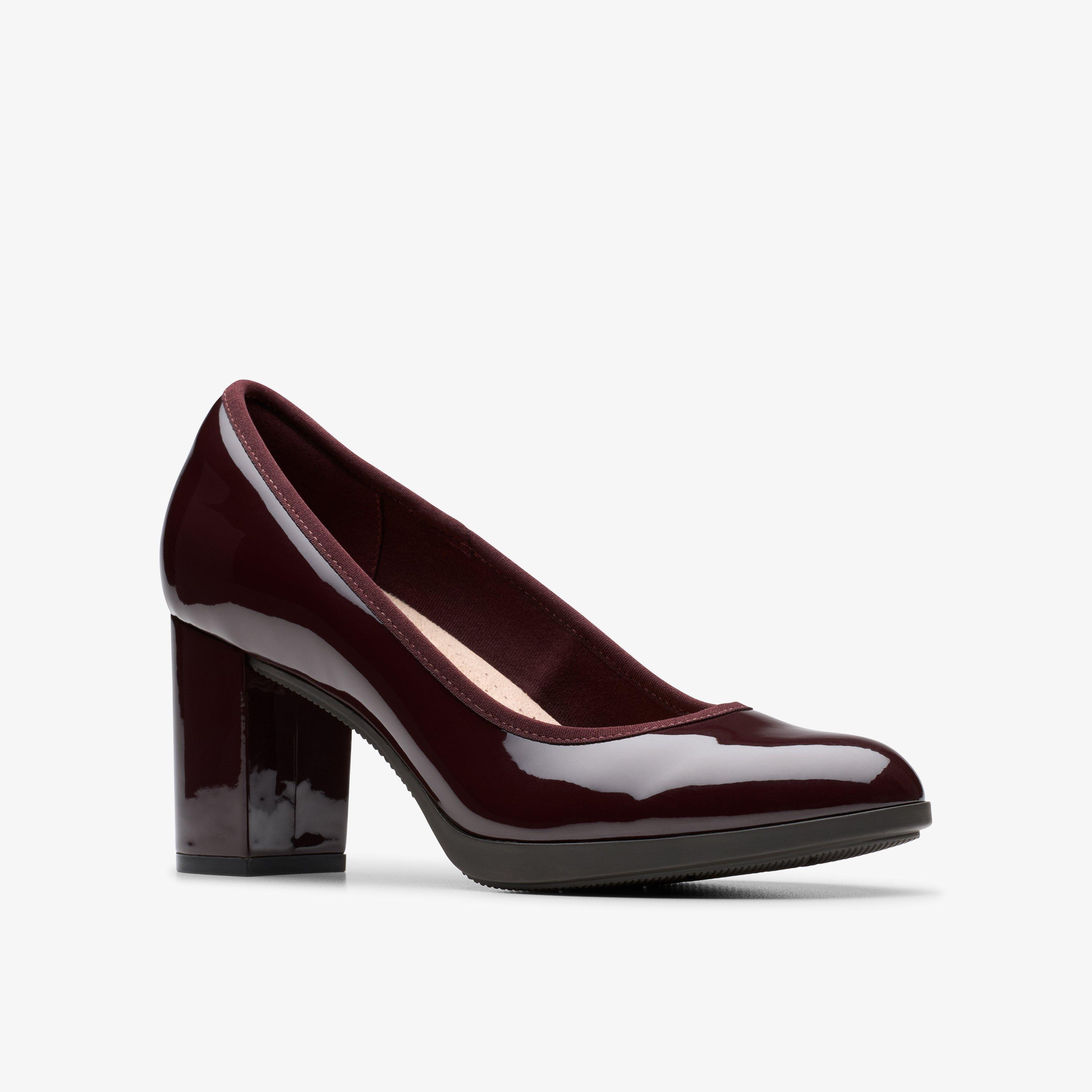 Bayla Carly Merlot Heels Court Shoes, view 4 of 6