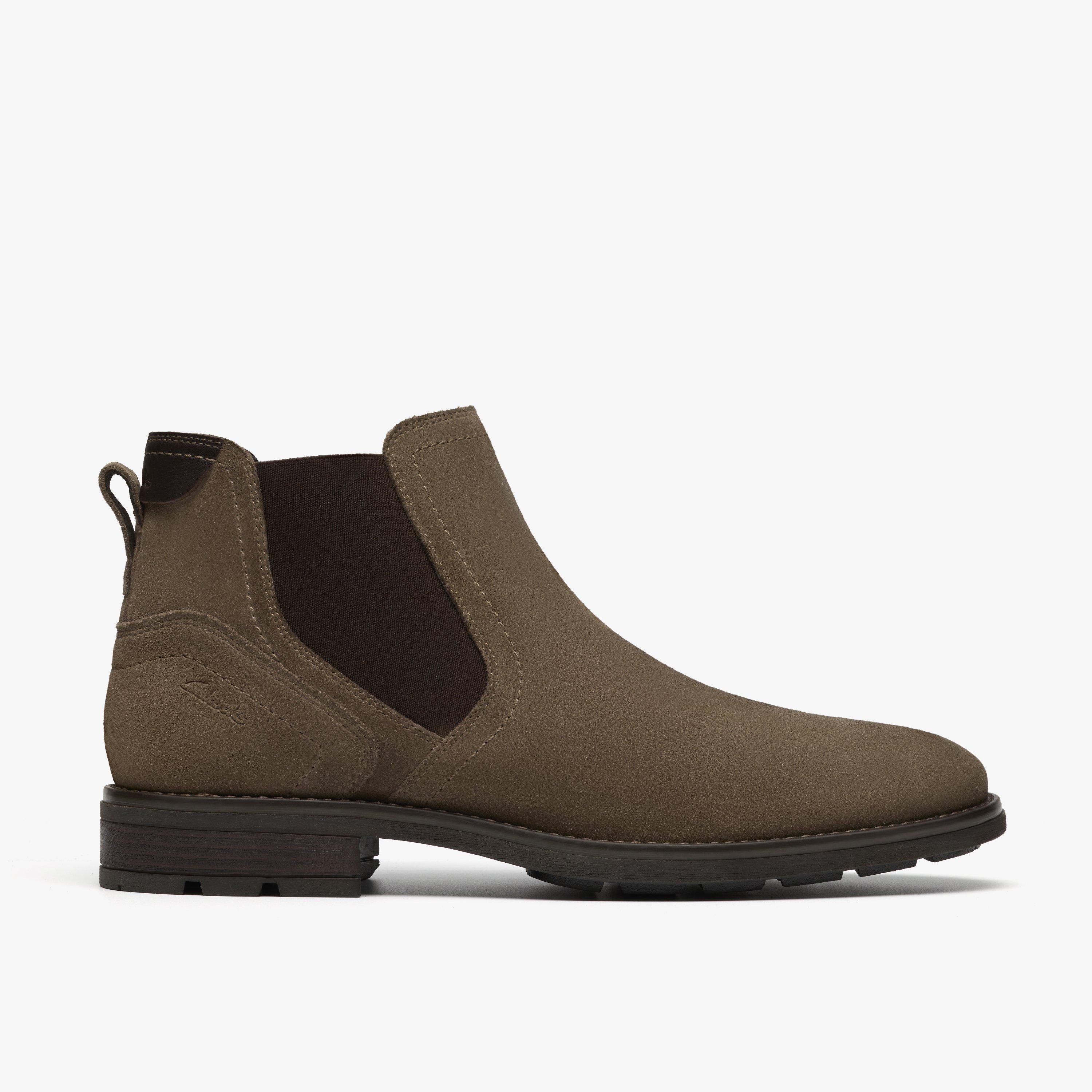 Emmet Easy Stone Suede Chelsea Boots, view 1 of 10