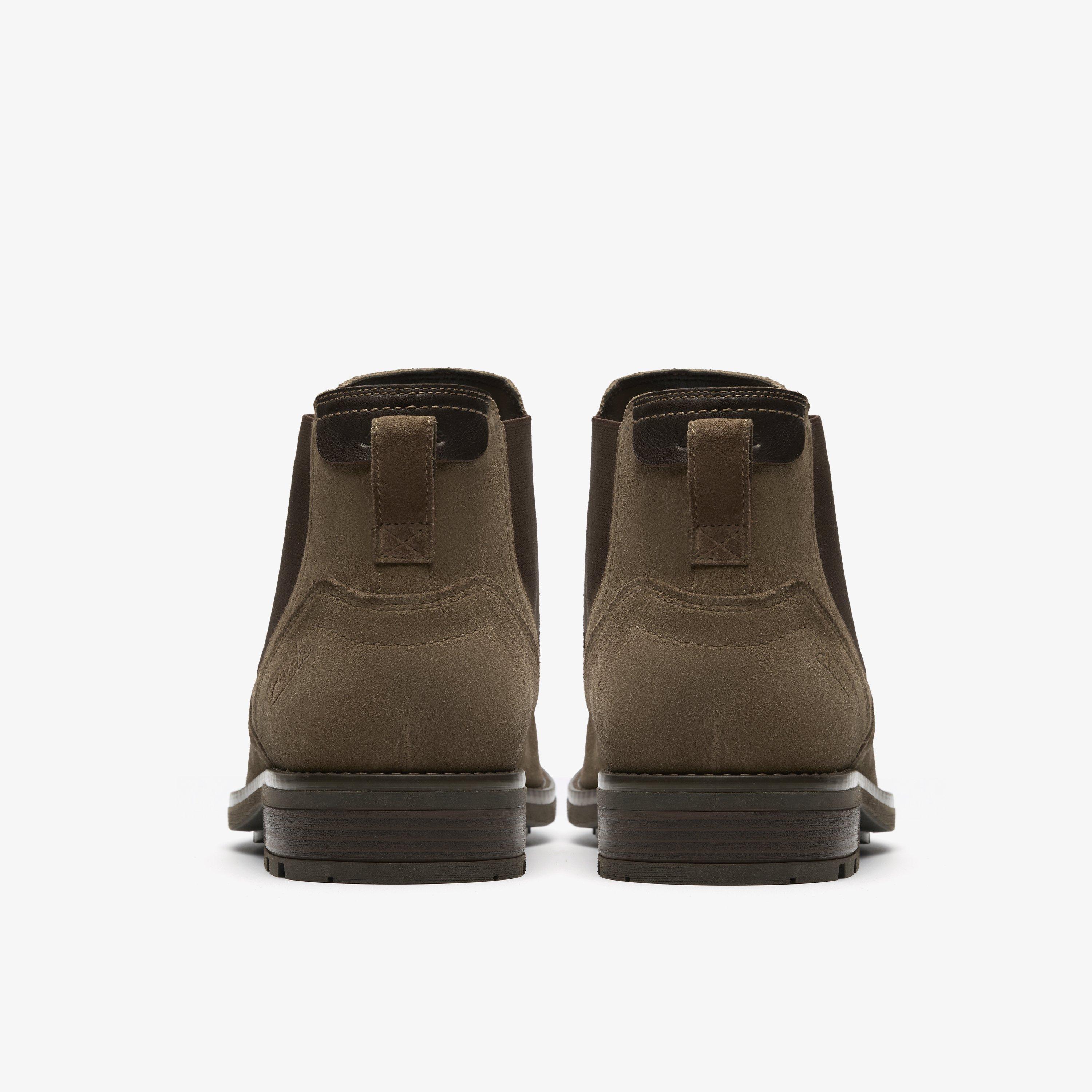 Heren Paulton Easy Donkerbruine Suède Chelsea Boots