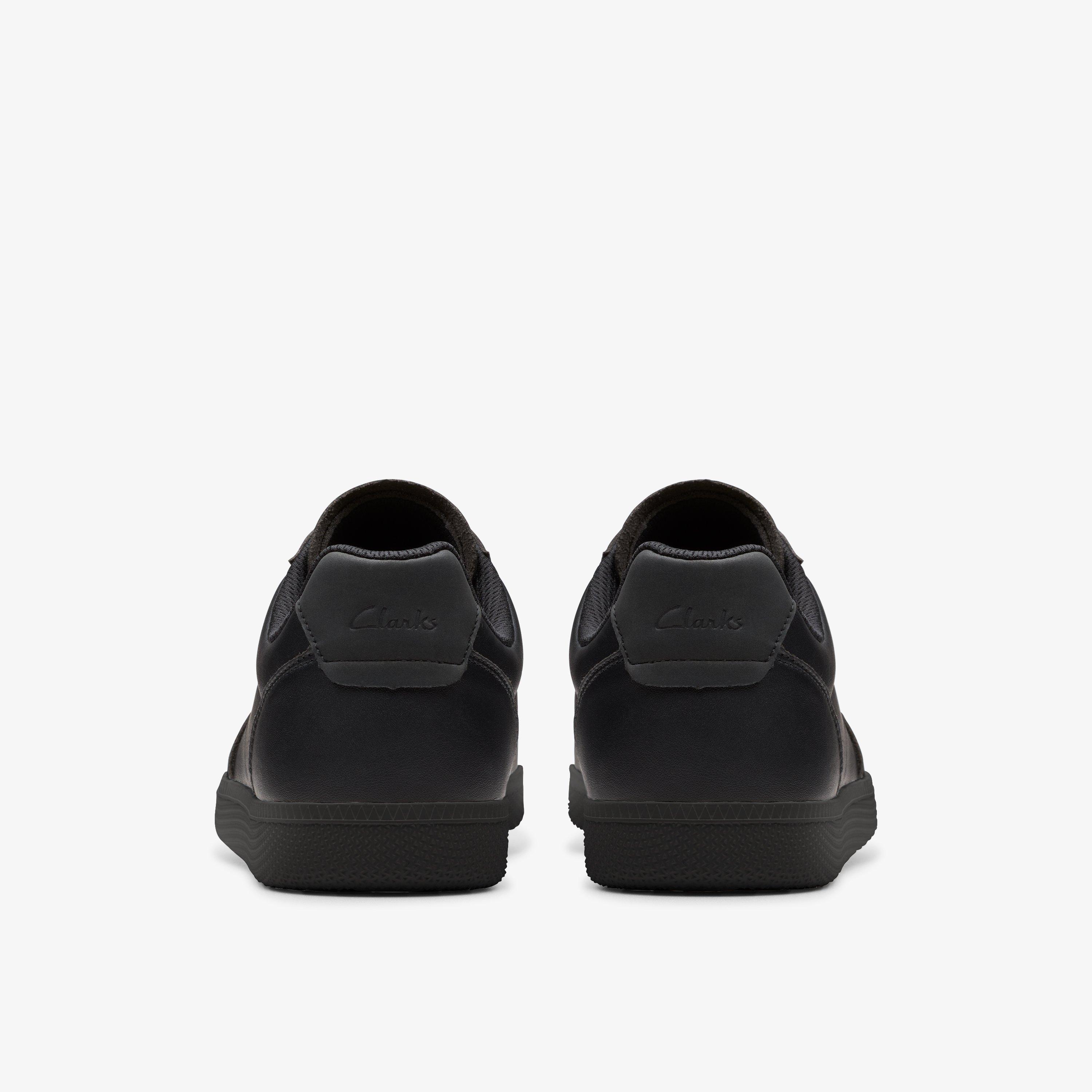 Mens Fosse Go Black Leather Trainers | Clarks Outlet