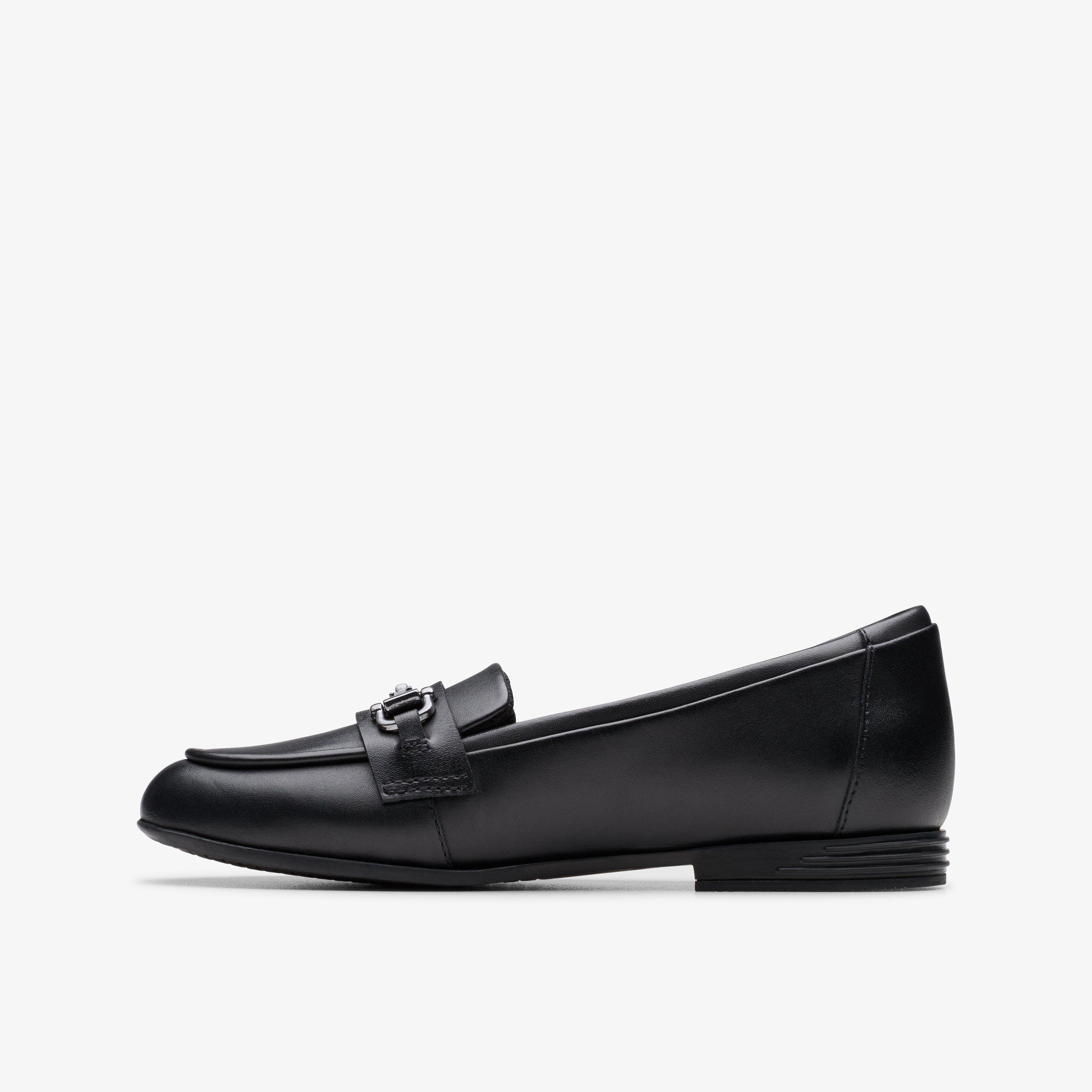 Scarpe Clarks Daze Bright K Per Bambini E Ragazzi - Trainer Scolastiche In Pelle Con Chiusura A Strappo - Suola Flessibile In Gomma, Colletto Imbottito - 5