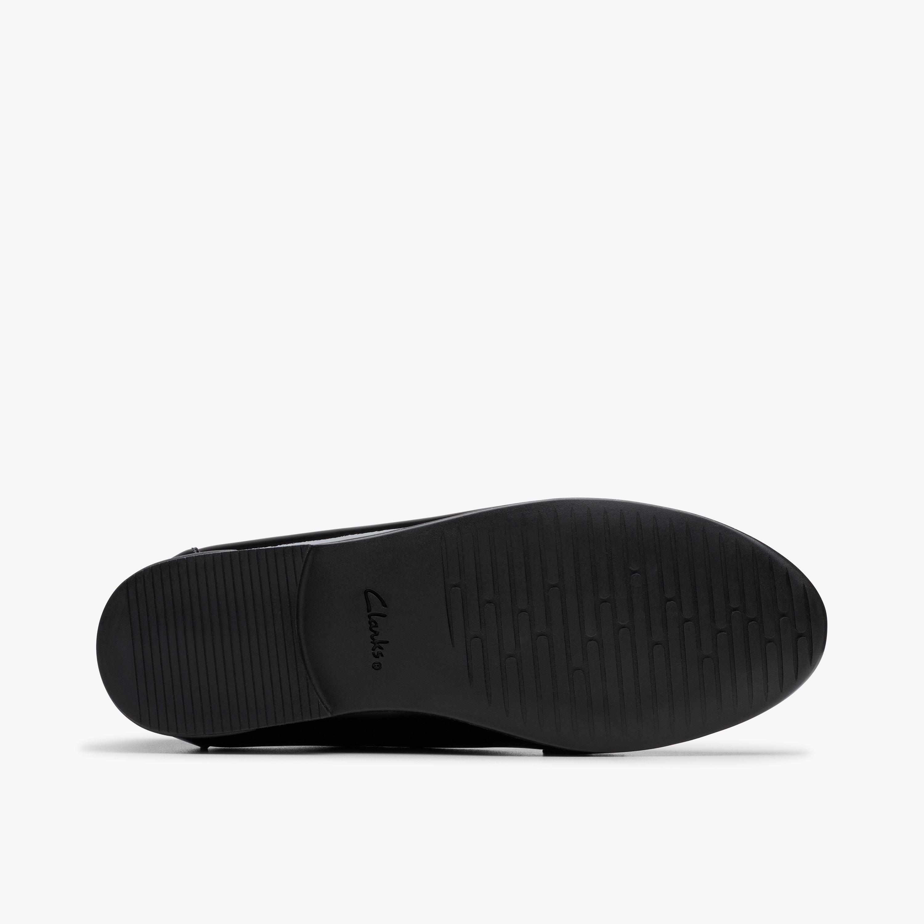 Finja Loafer Youth Black Patent Shoes Black Patent Loafers School Shoes, view 3 of 6