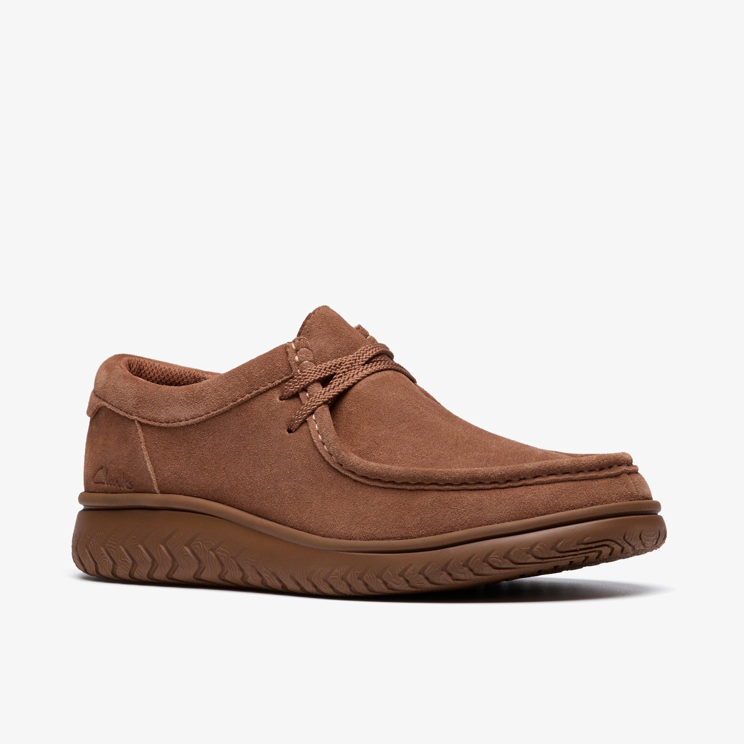 Clarks Somerset Lace Suede Shoes in Oakwood Size 6.5