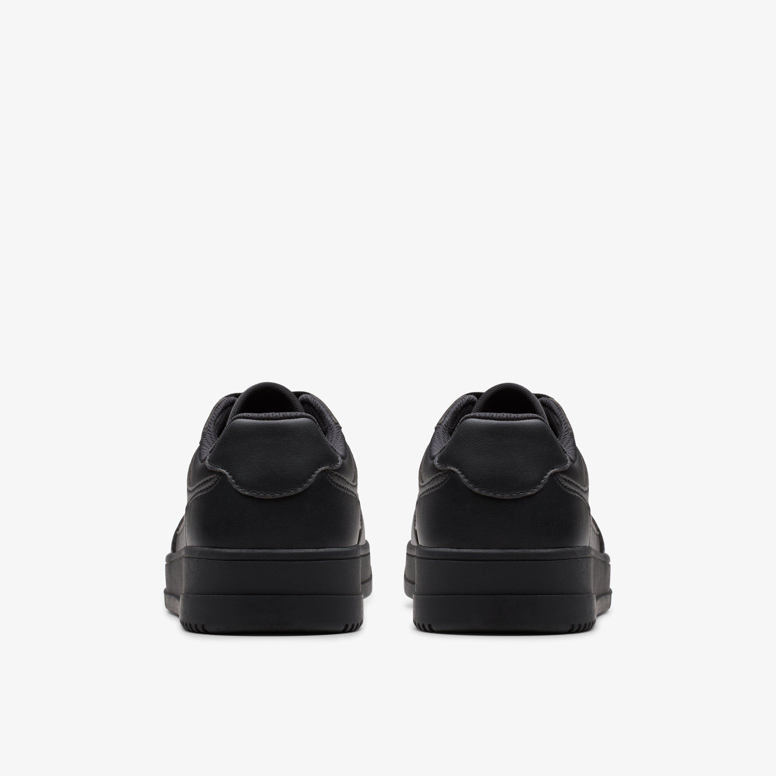 Canyon Way Youth Black Trainers School Shoes, view 5 of 6