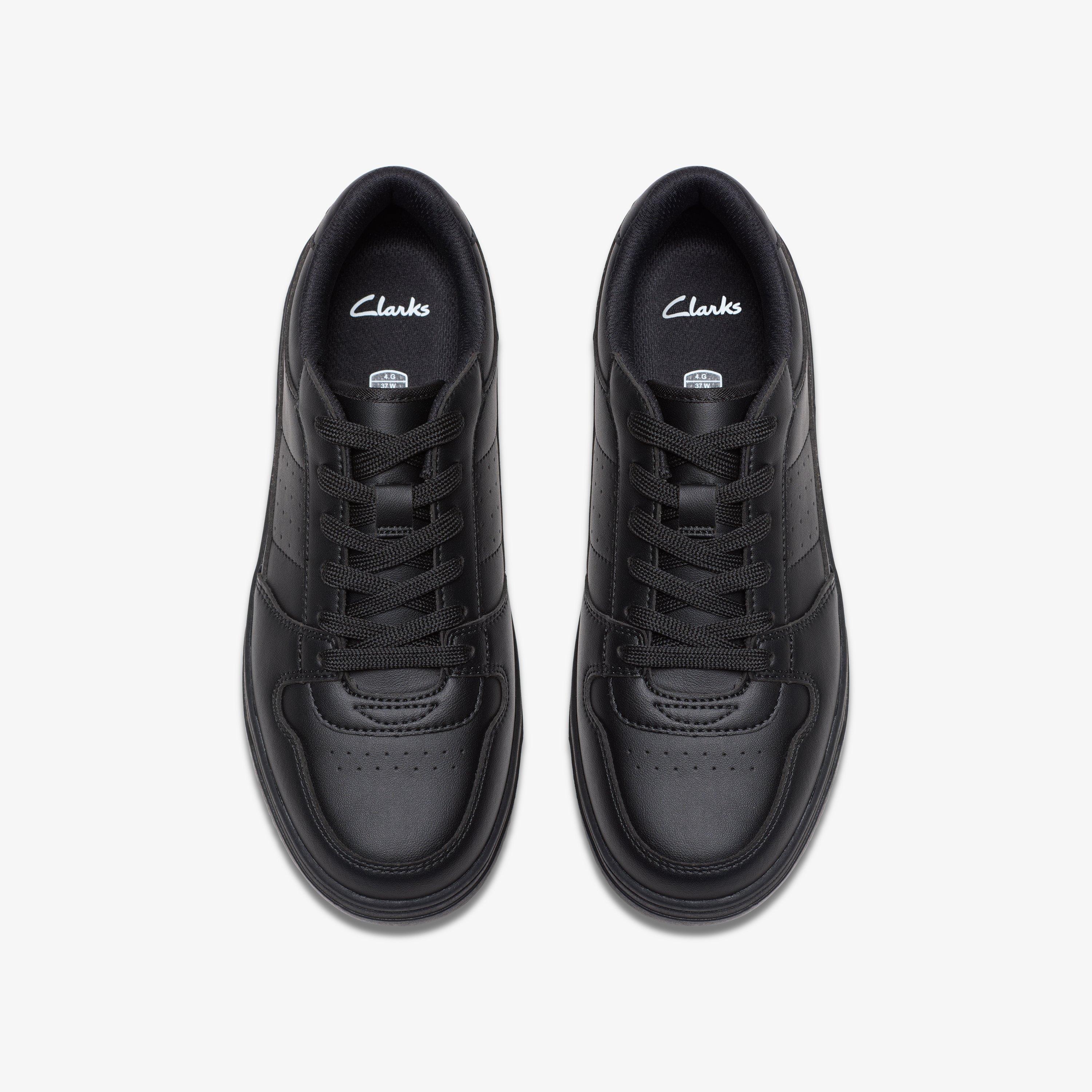 Canyon Way Youth Black Trainers School Shoes, view 6 of 6