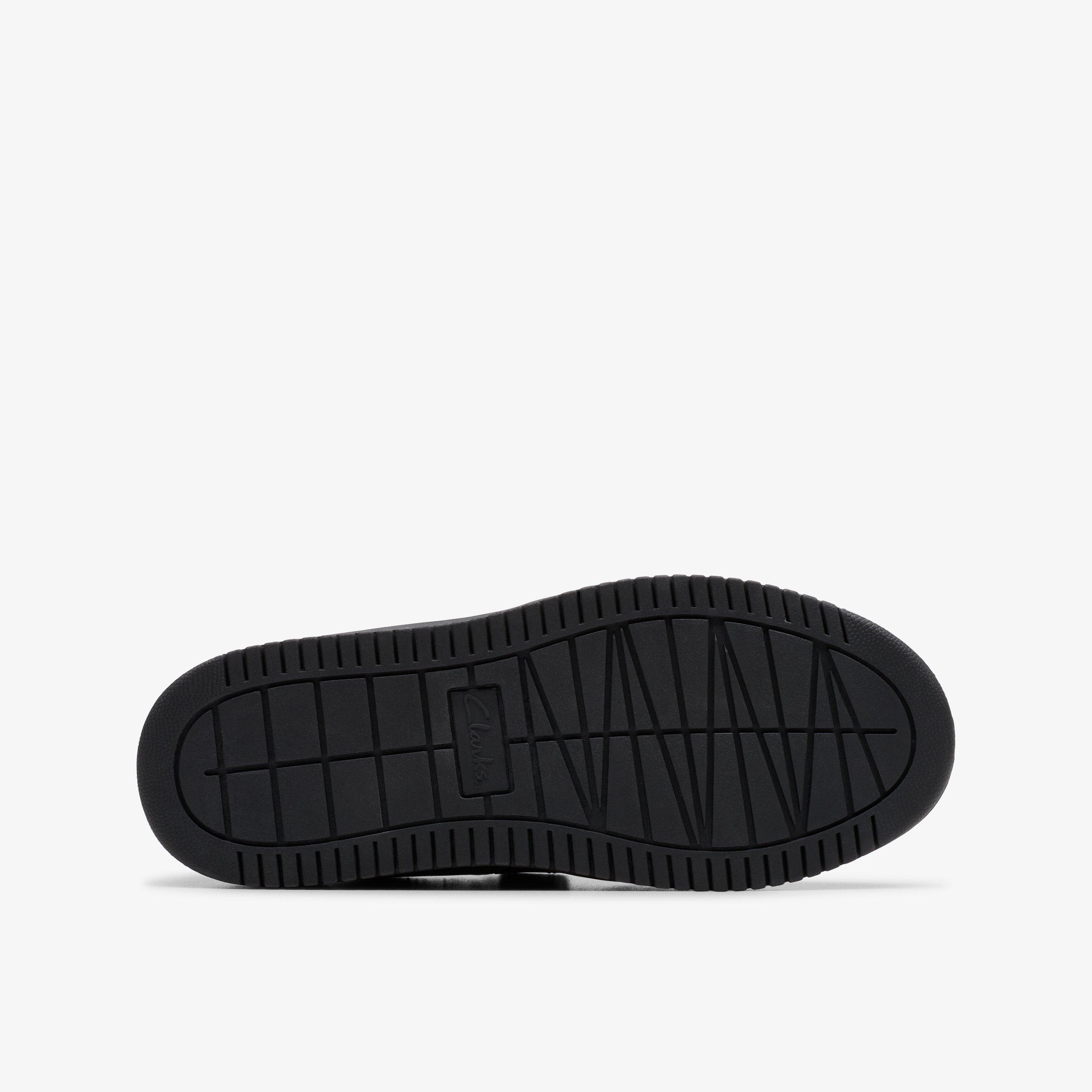 Barley Step Kid Black Trainers School Shoes, view 3 of 6