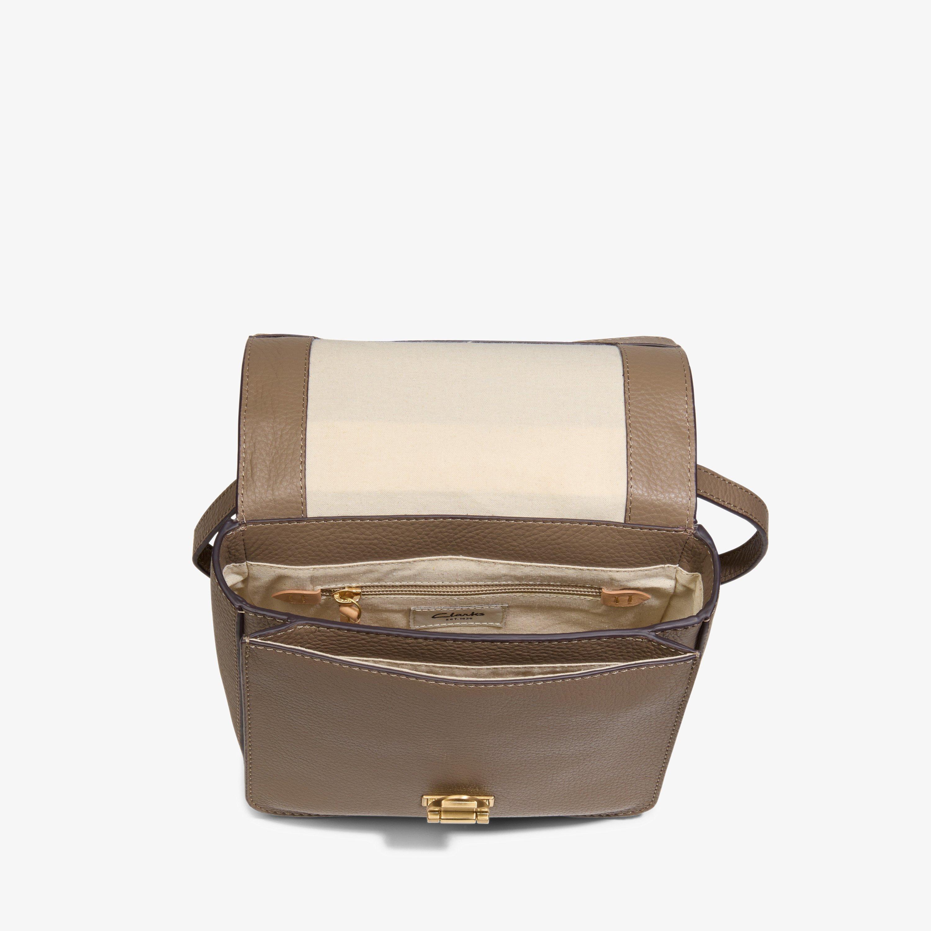 Layla Cross Pebble Leather Cross Body Bag Shoulder Bags, view 4 of 4