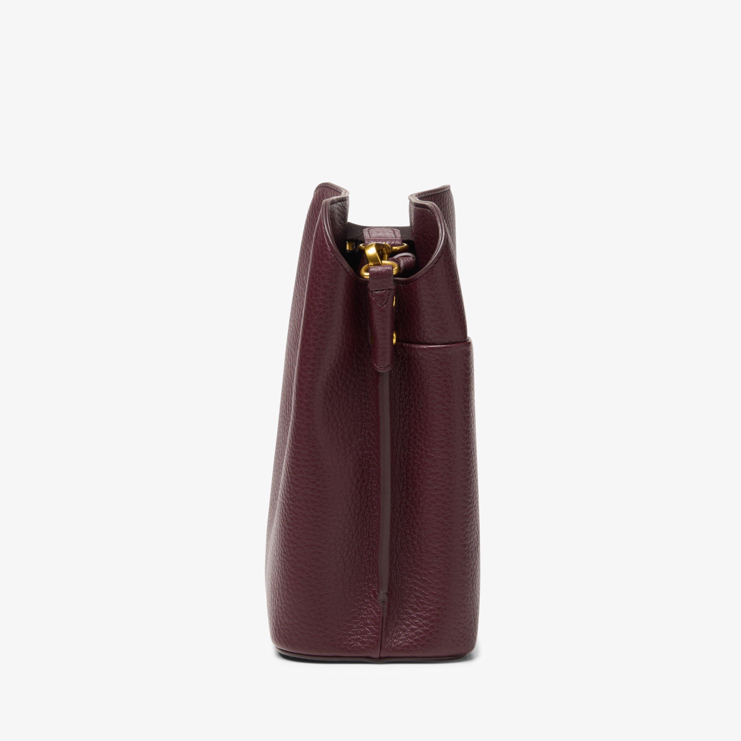Clara Crossbody Bag Burgundy Cross Body Bag, view 3 of 4
