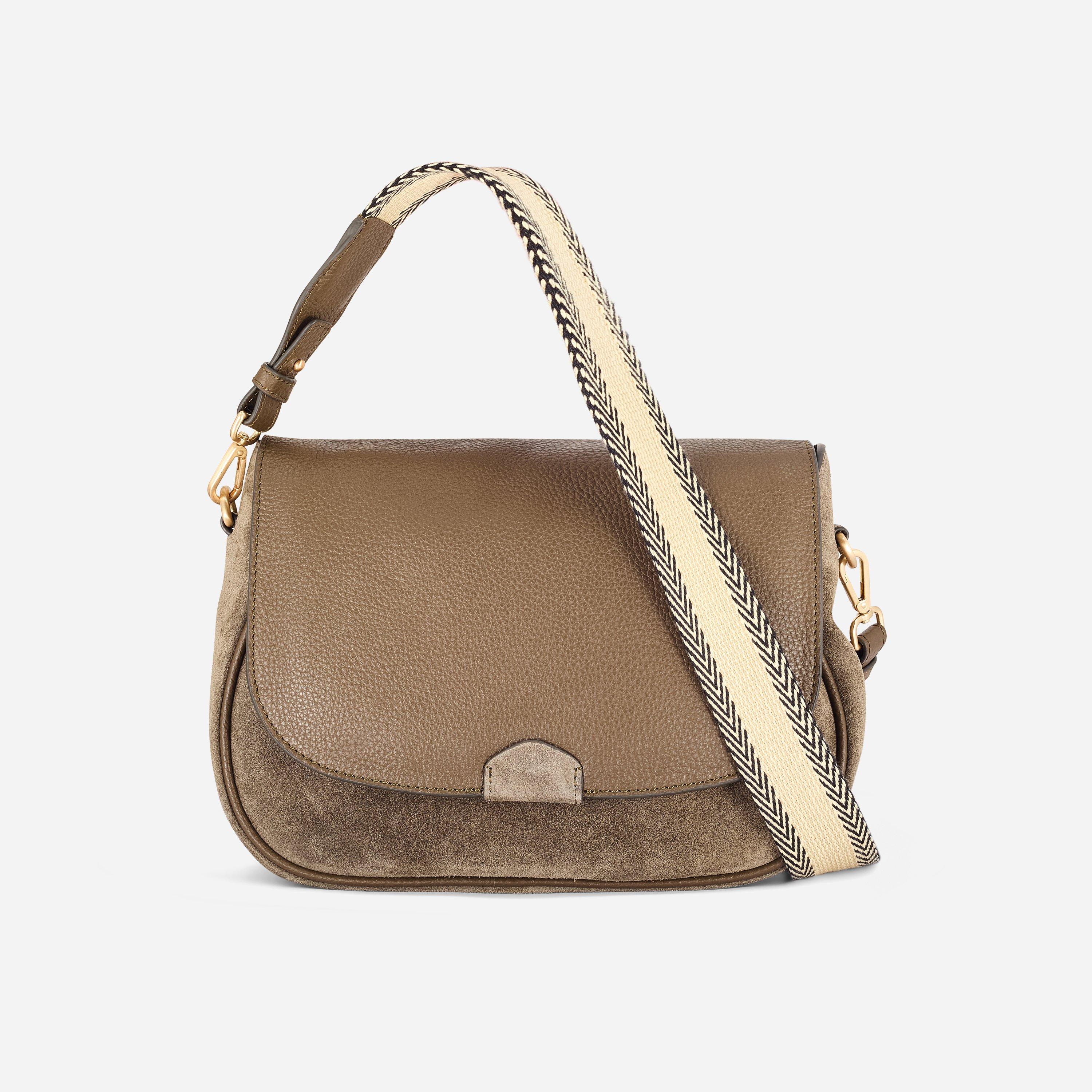 Utility Saddle Daim Vert Olive Sac  bandoulière Sac d'épaule, view 1 of 7