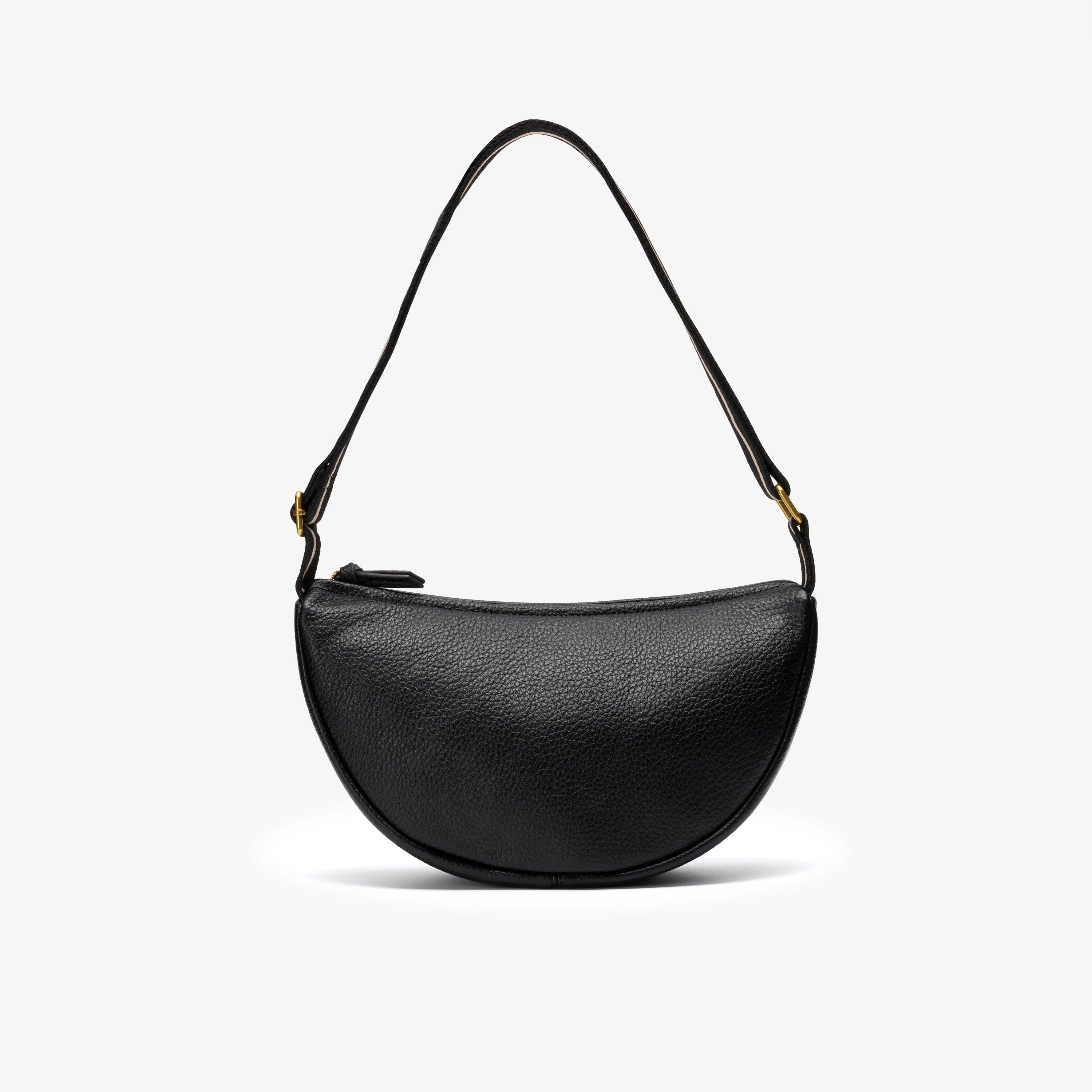 Crescent Sling Negro Bolso cruzado Bolso de hombro, view 1 of 6