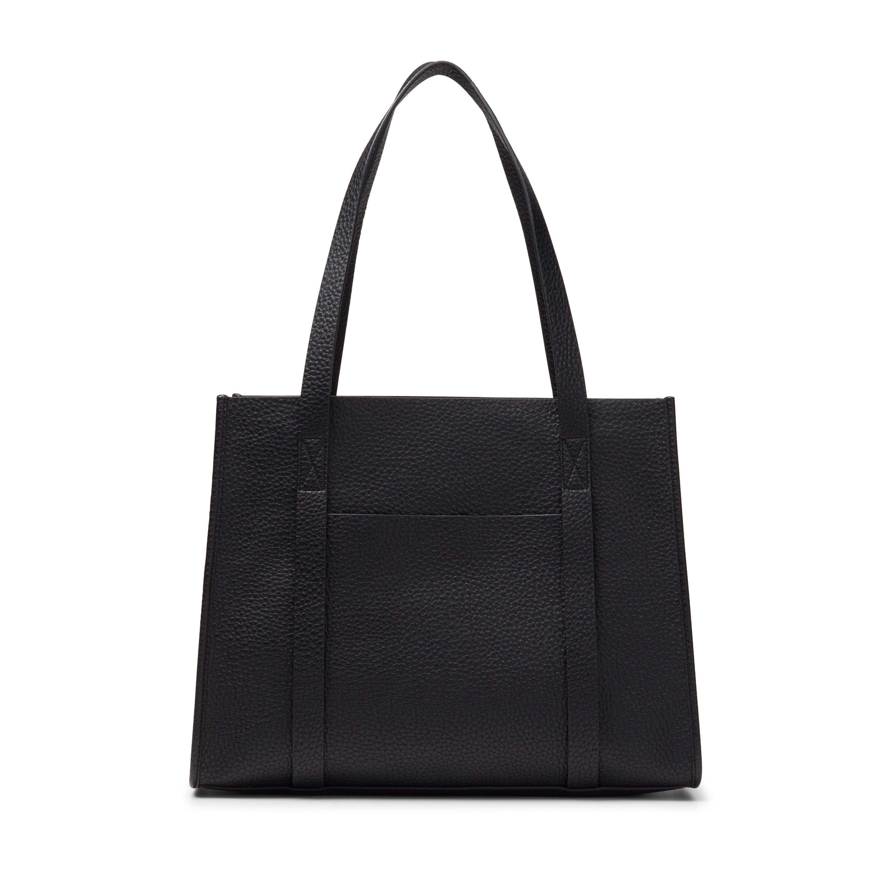 Clarks Black Synthetic Shopper Tote Standard