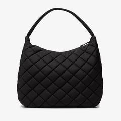 Quilted Tote Bag  — Black 2
