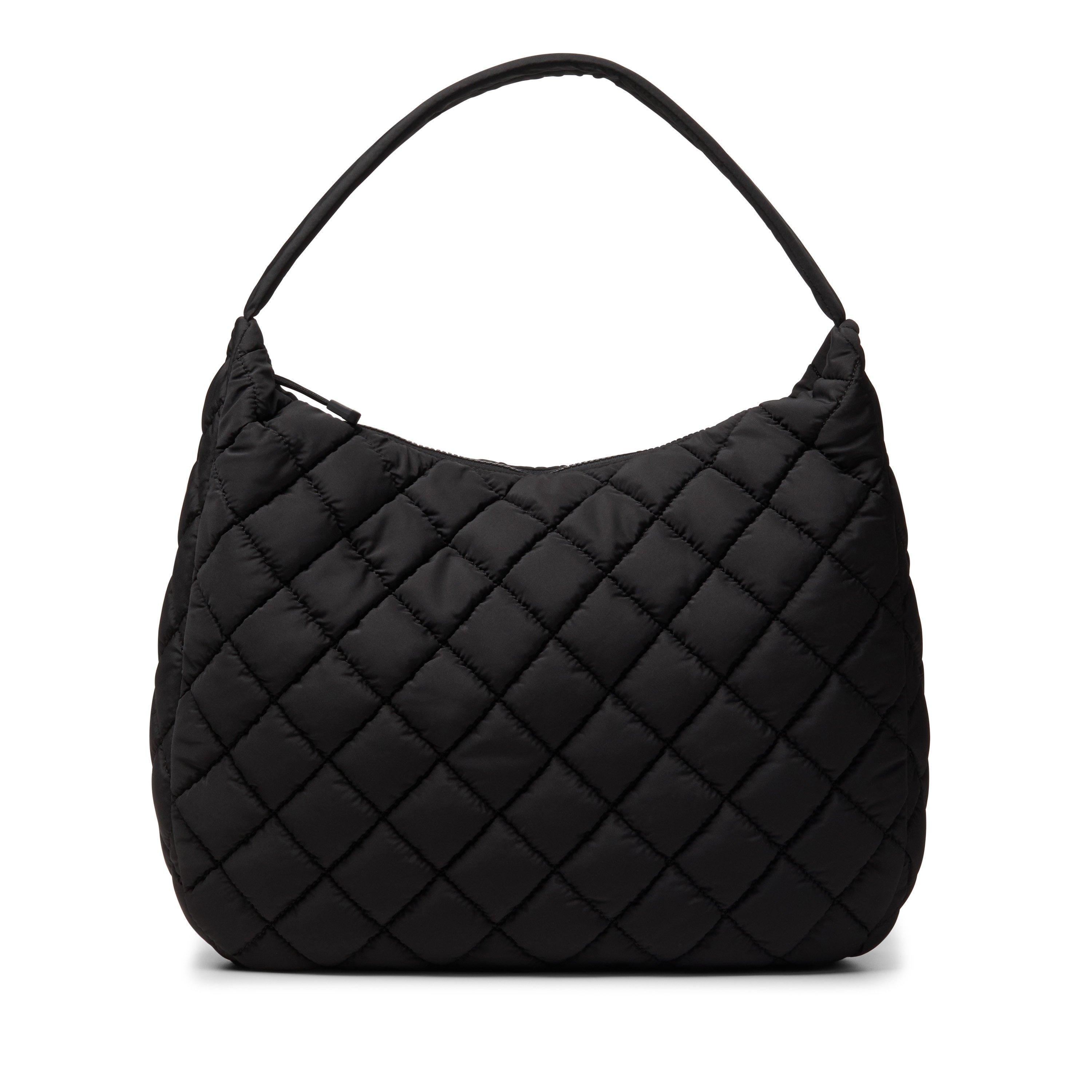Clarks Black Textile Quilted Tote Standard