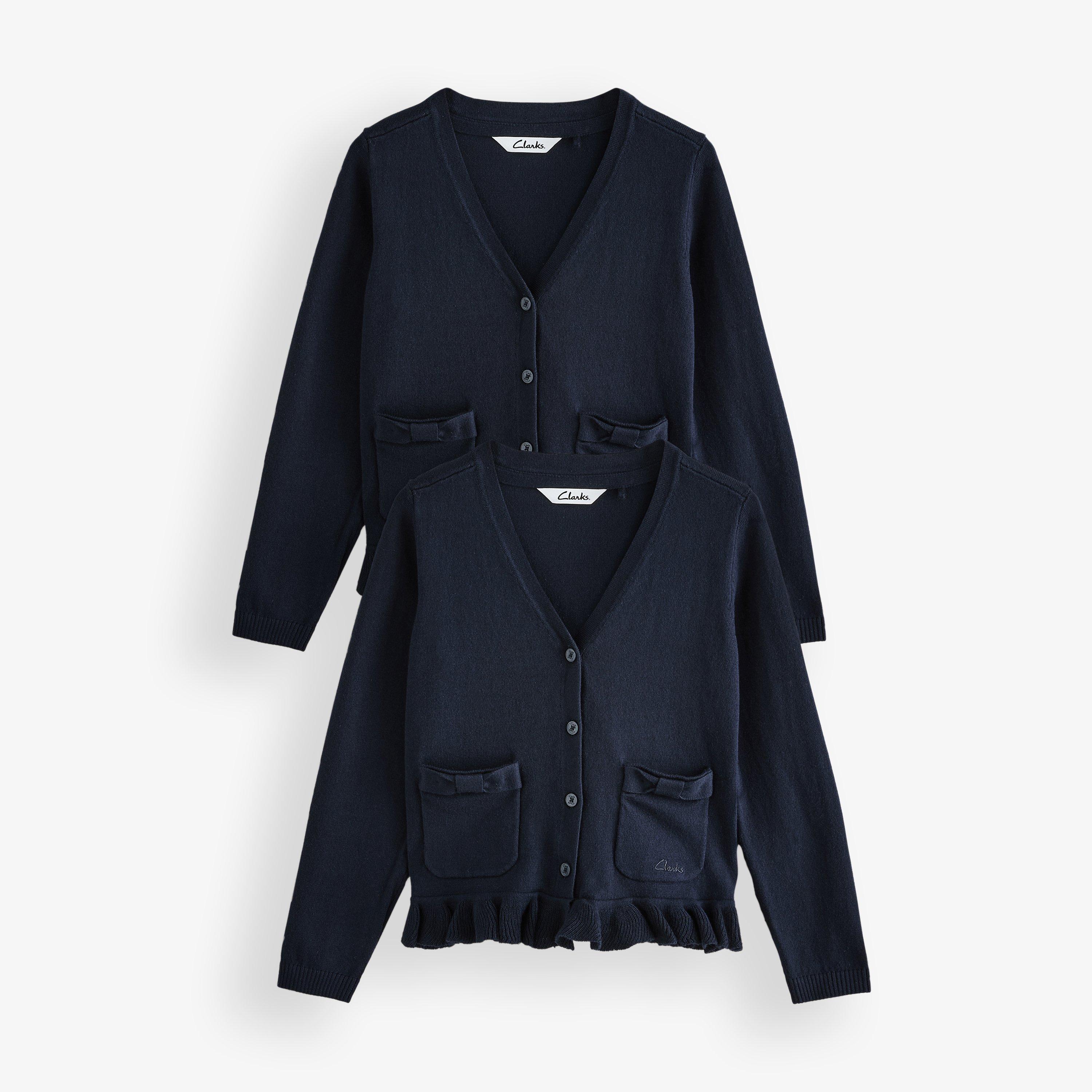 2 Pack Cardigan 9-10 years Navy Cardigan, view 1 of 1