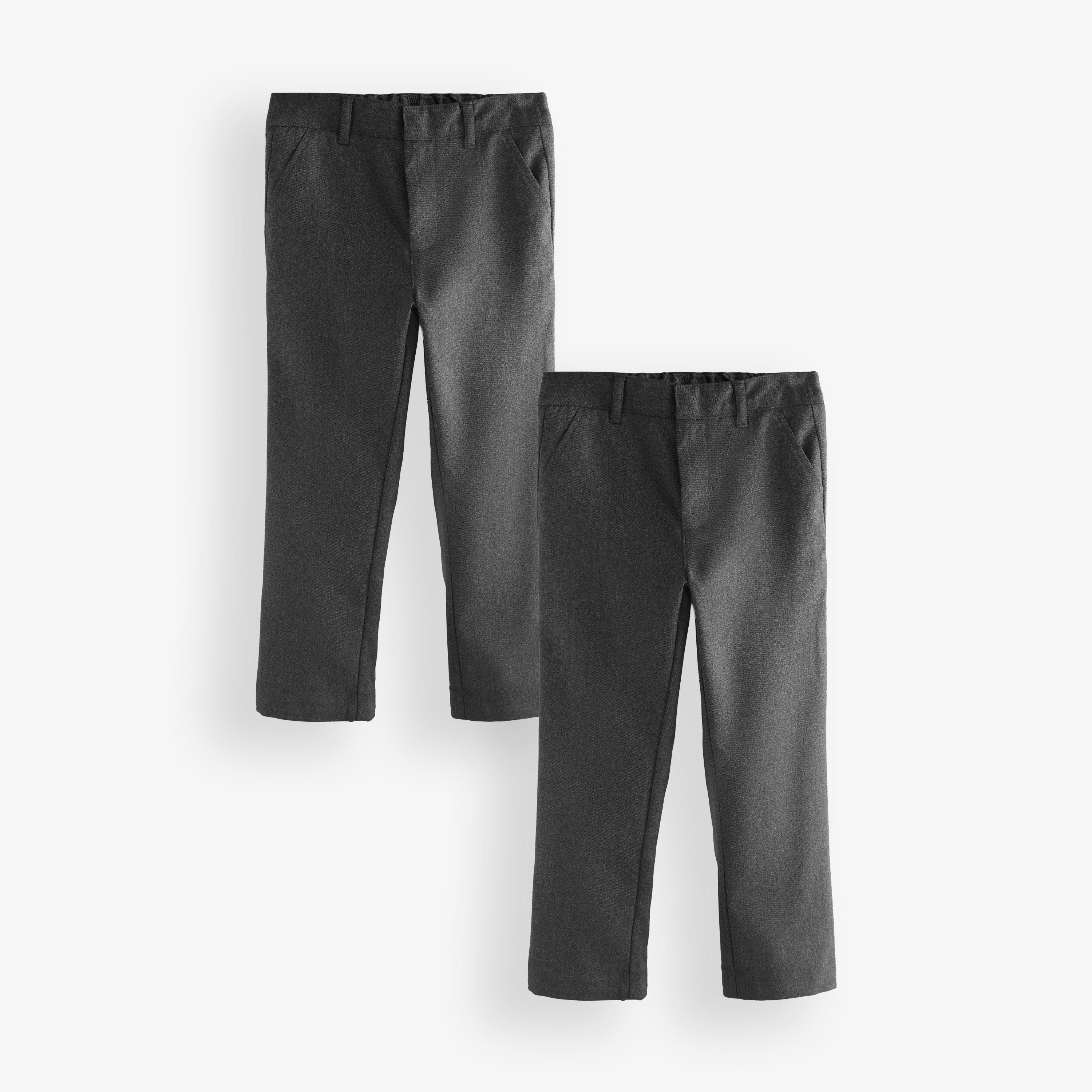 2 Pack Trousers 8-9 years Grey Trousers, view 1 of 1