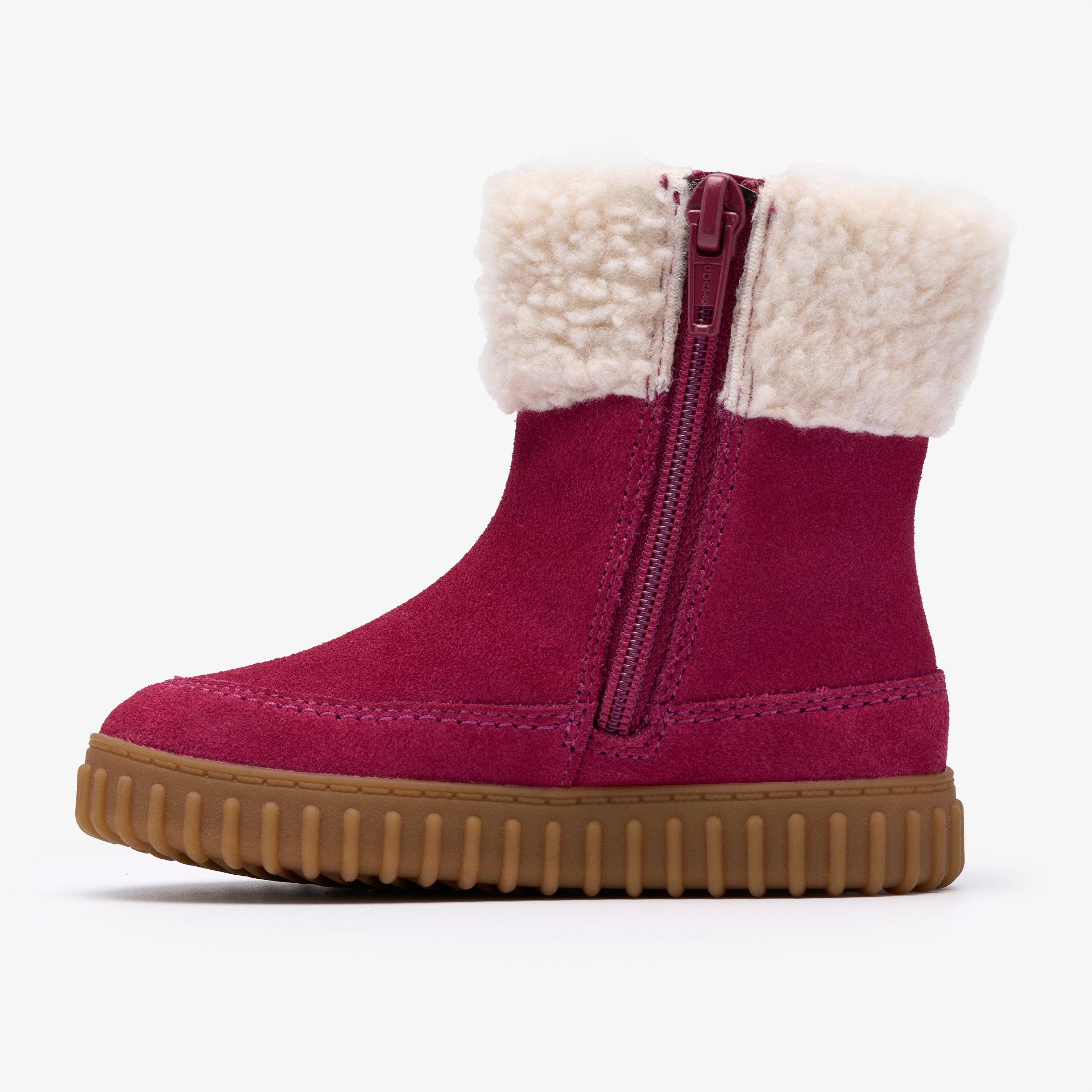 Cove Snug Toddler Berry Suede