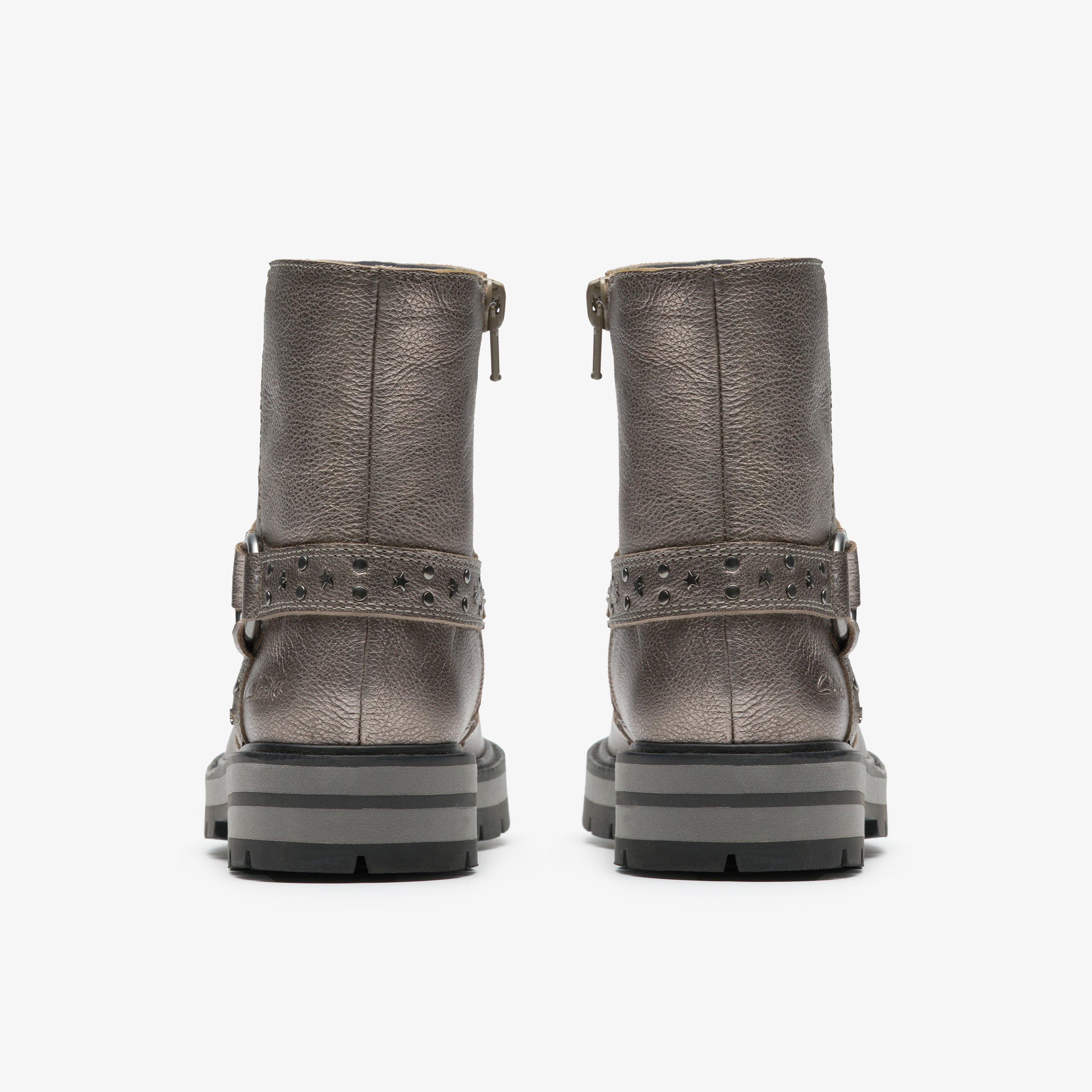 Prague Shine Kid Pewter Metallic