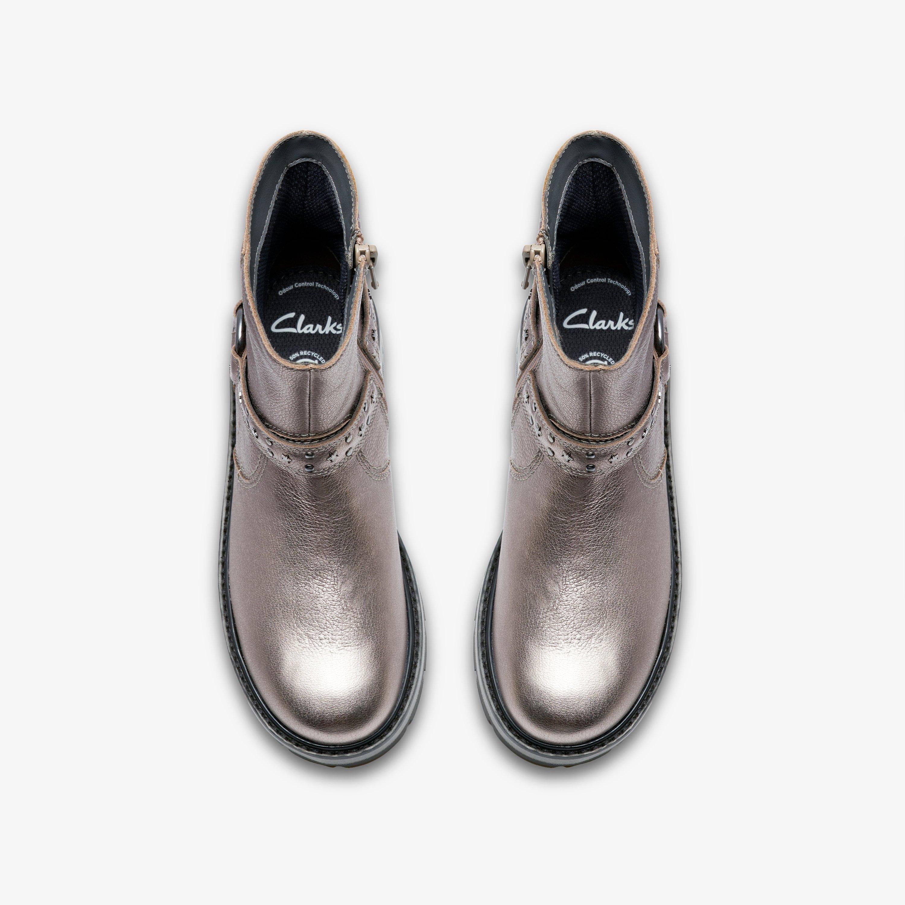 Prague Shine Kid Pewter Metallic