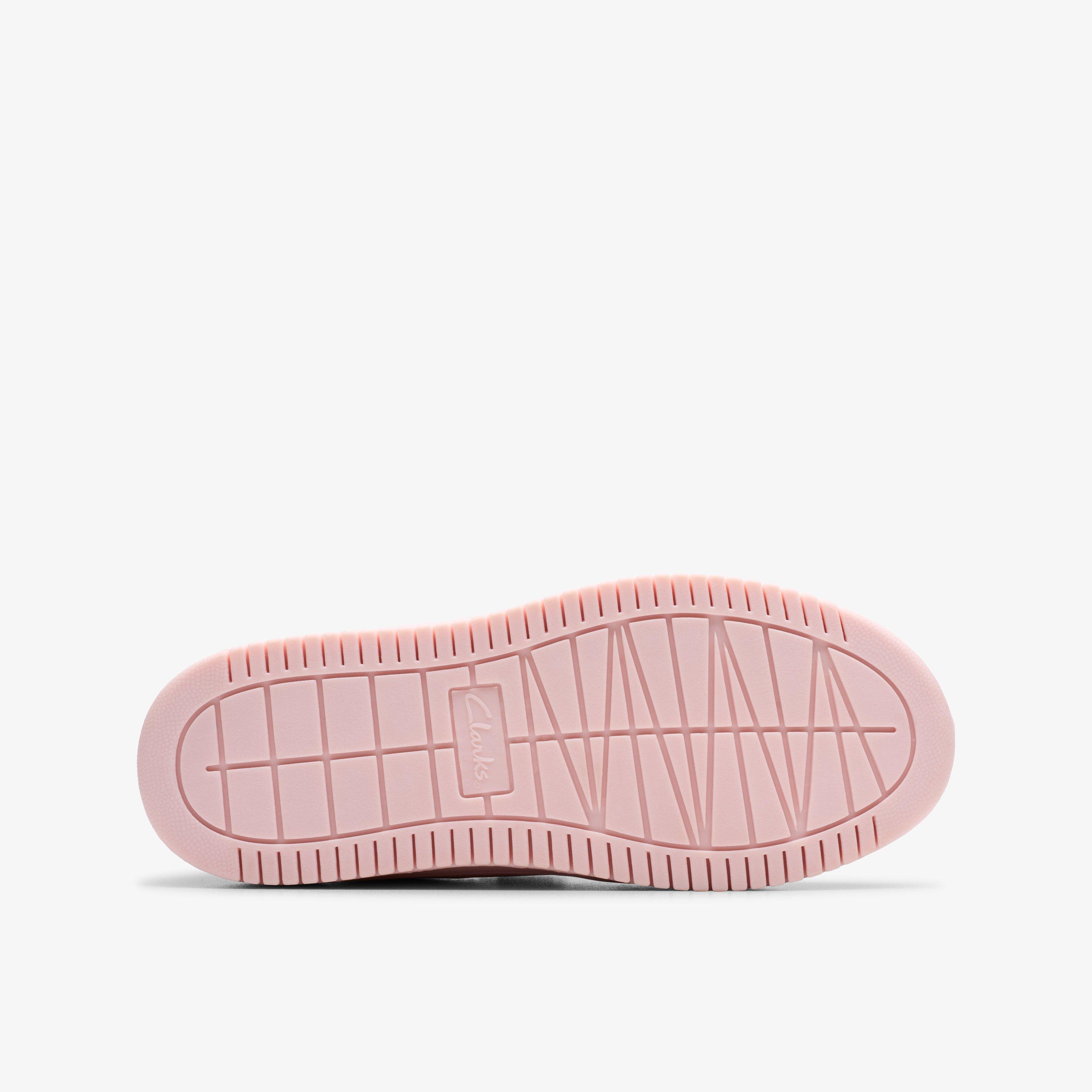 Barley Step Kid Light Pink Trainers Riptape, view 3 of 6