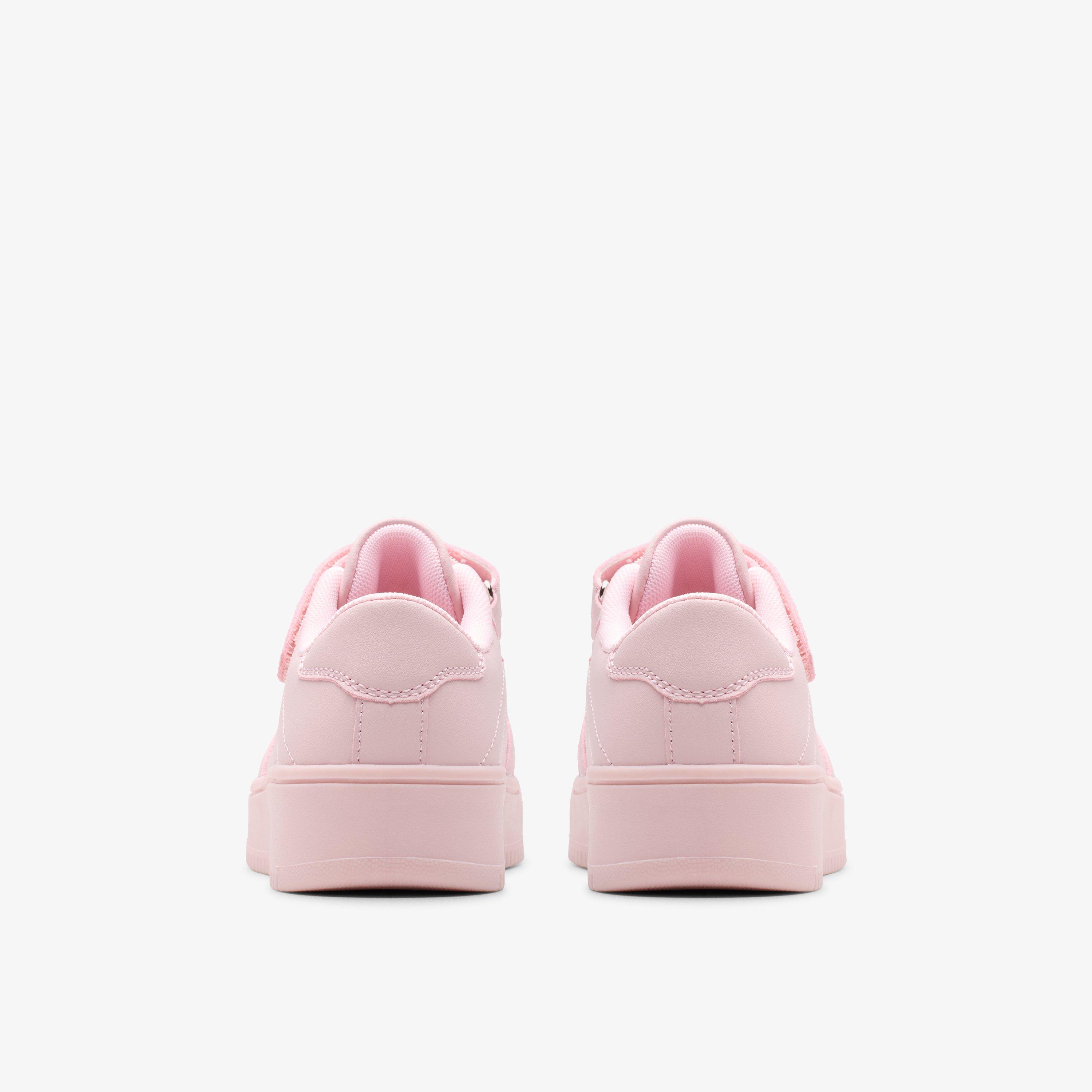 Barley Step Kid Light Pink Trainers Riptape, view 5 of 6