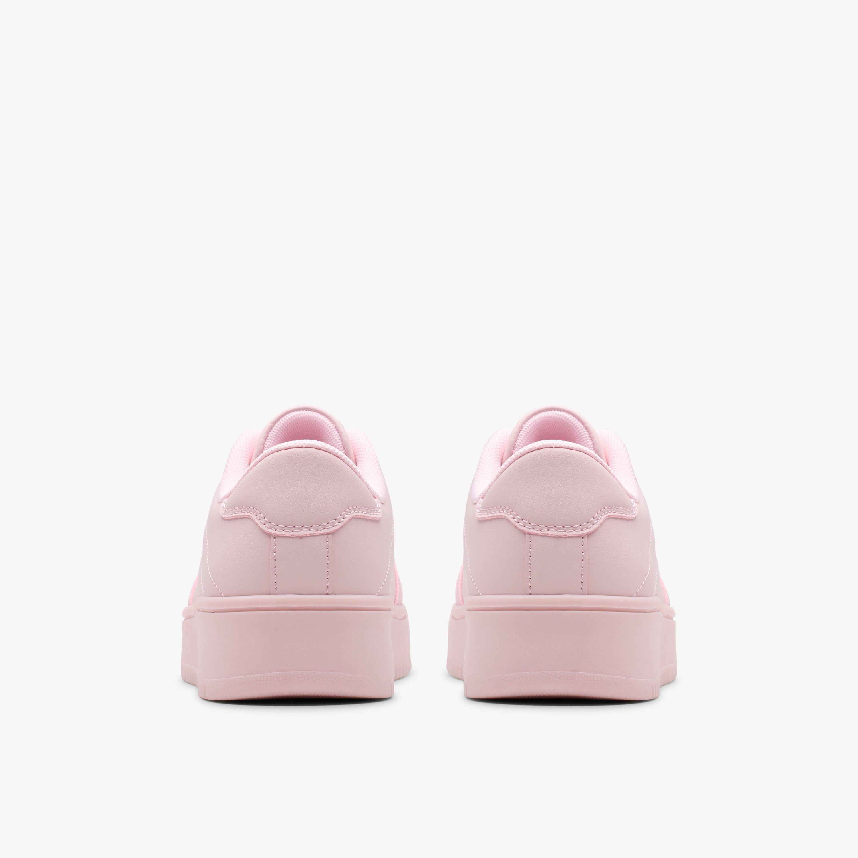 Barley Step Youth Light Pink Trainers Lace Up, view 5 of 6