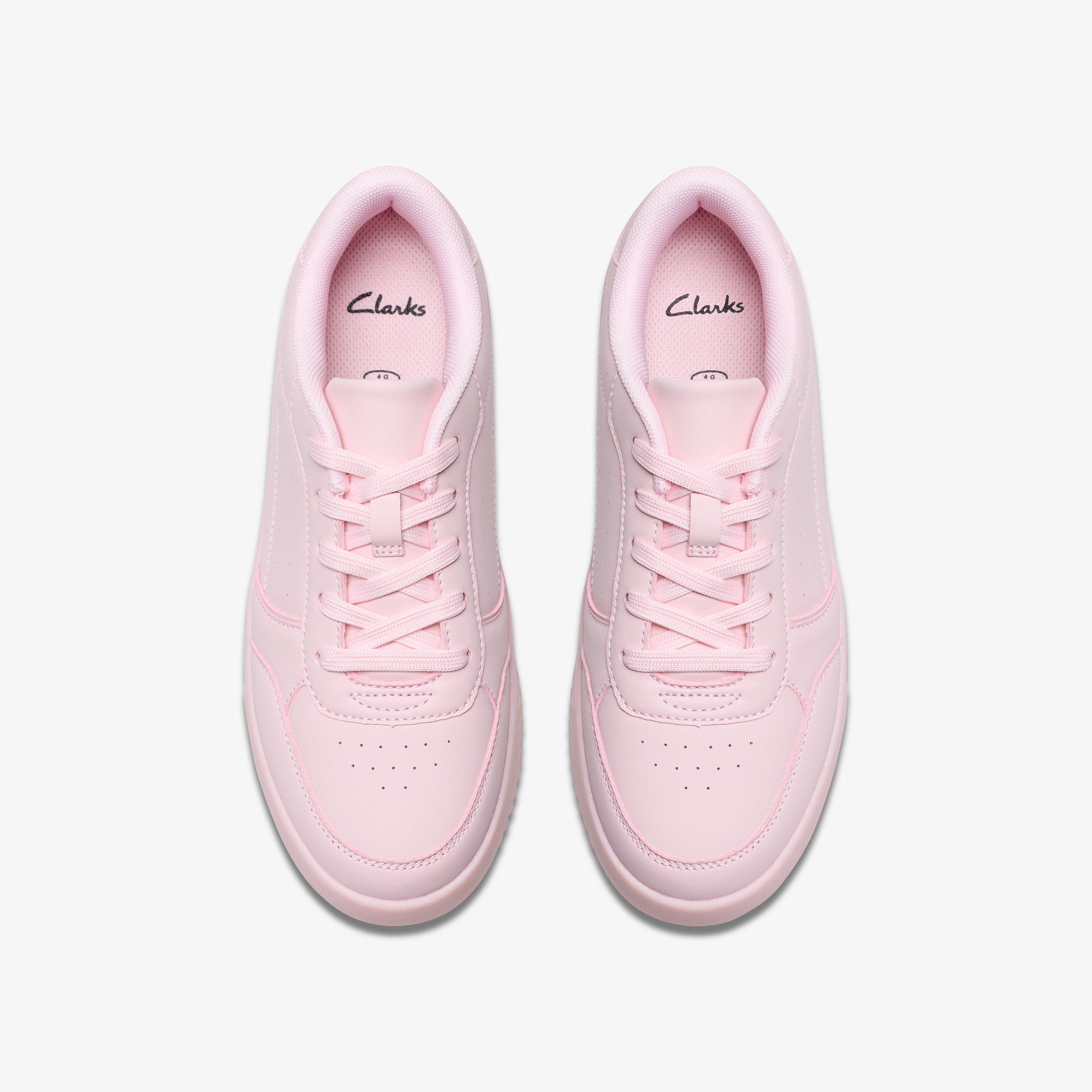Barley Step Youth Light Pink Trainers Lace Up, view 6 of 6