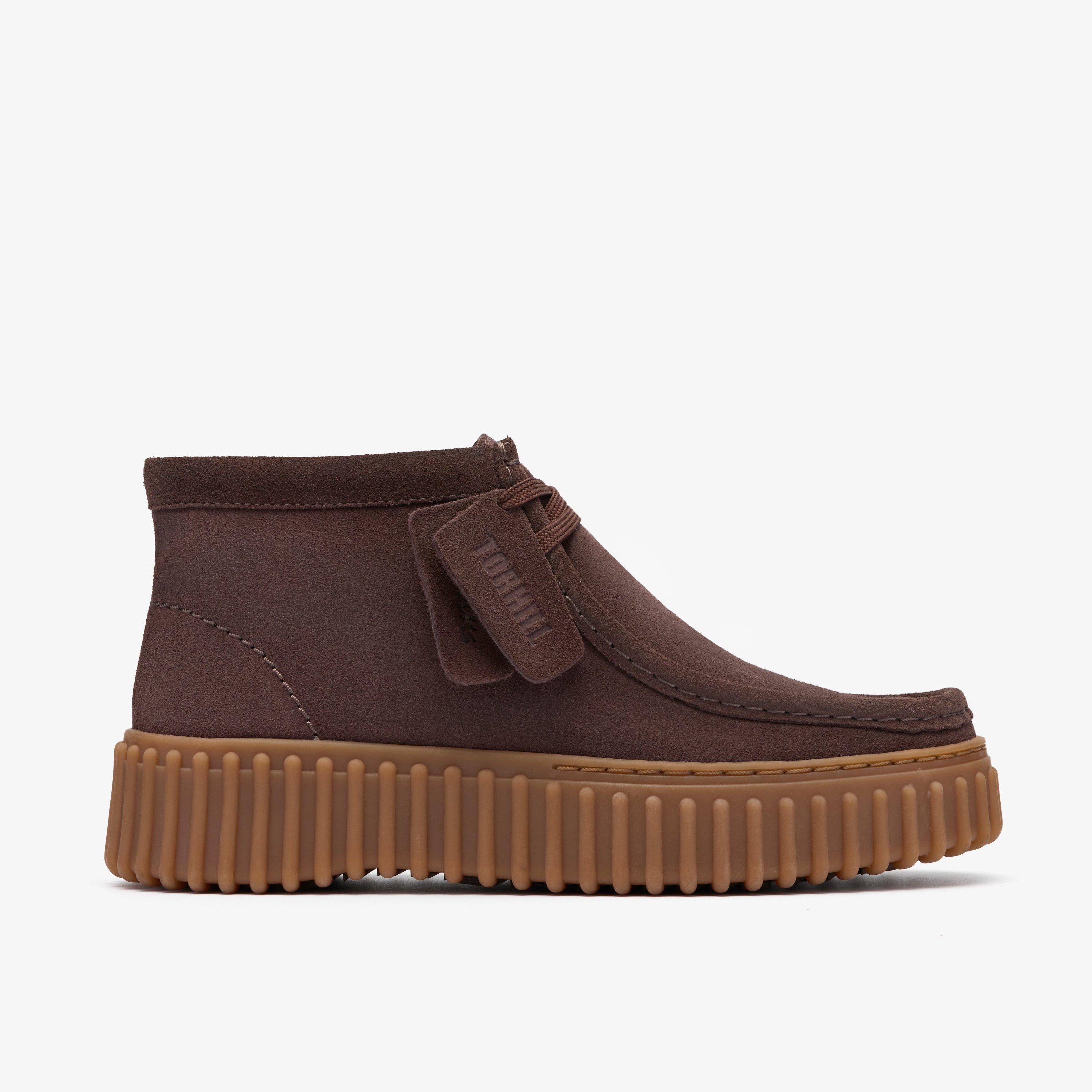 Torhill Moss Dunkelbraunes Veloursleder Stiefeletten, view 1 of 7