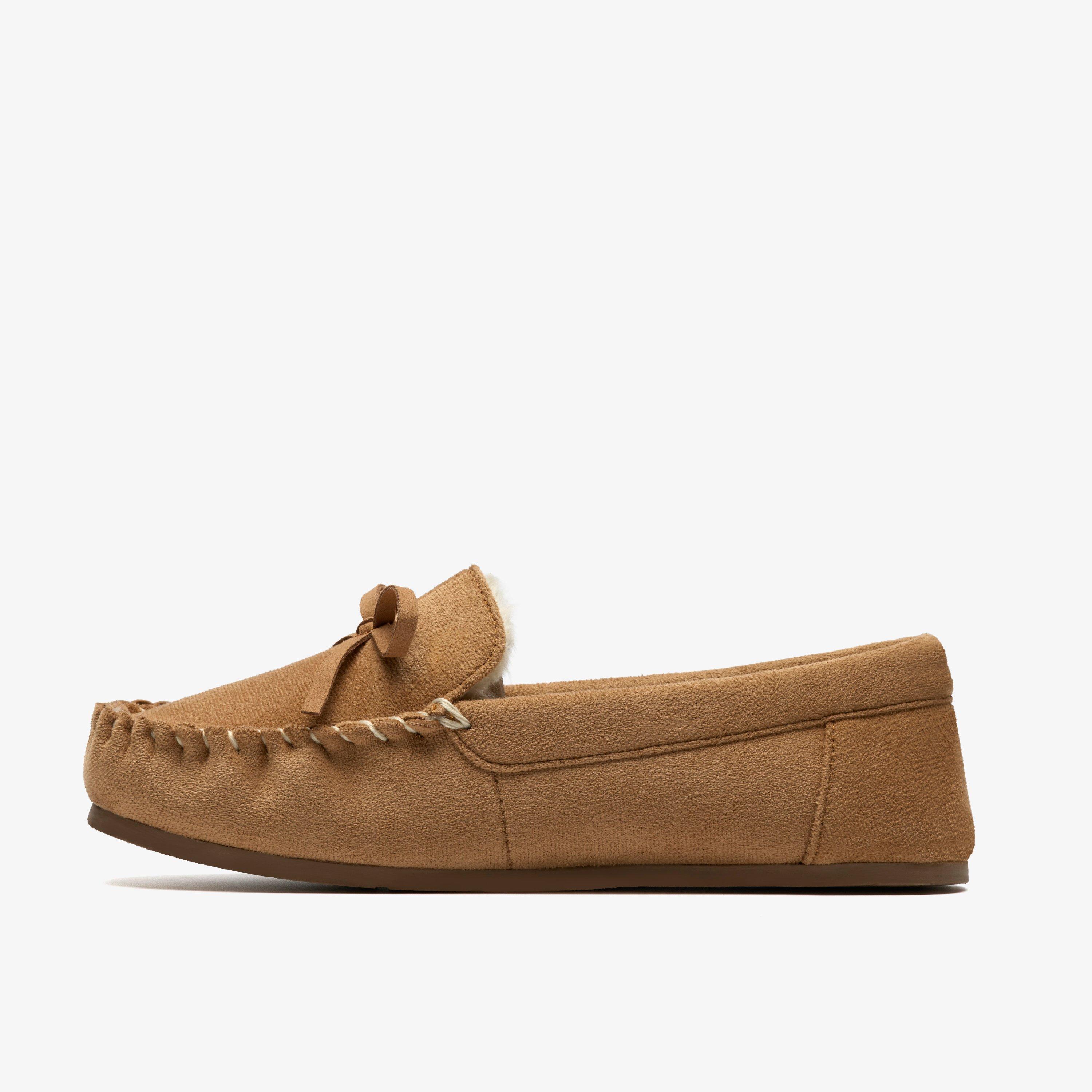 Ellora Cosy Tan Slippers, view 2 of 6