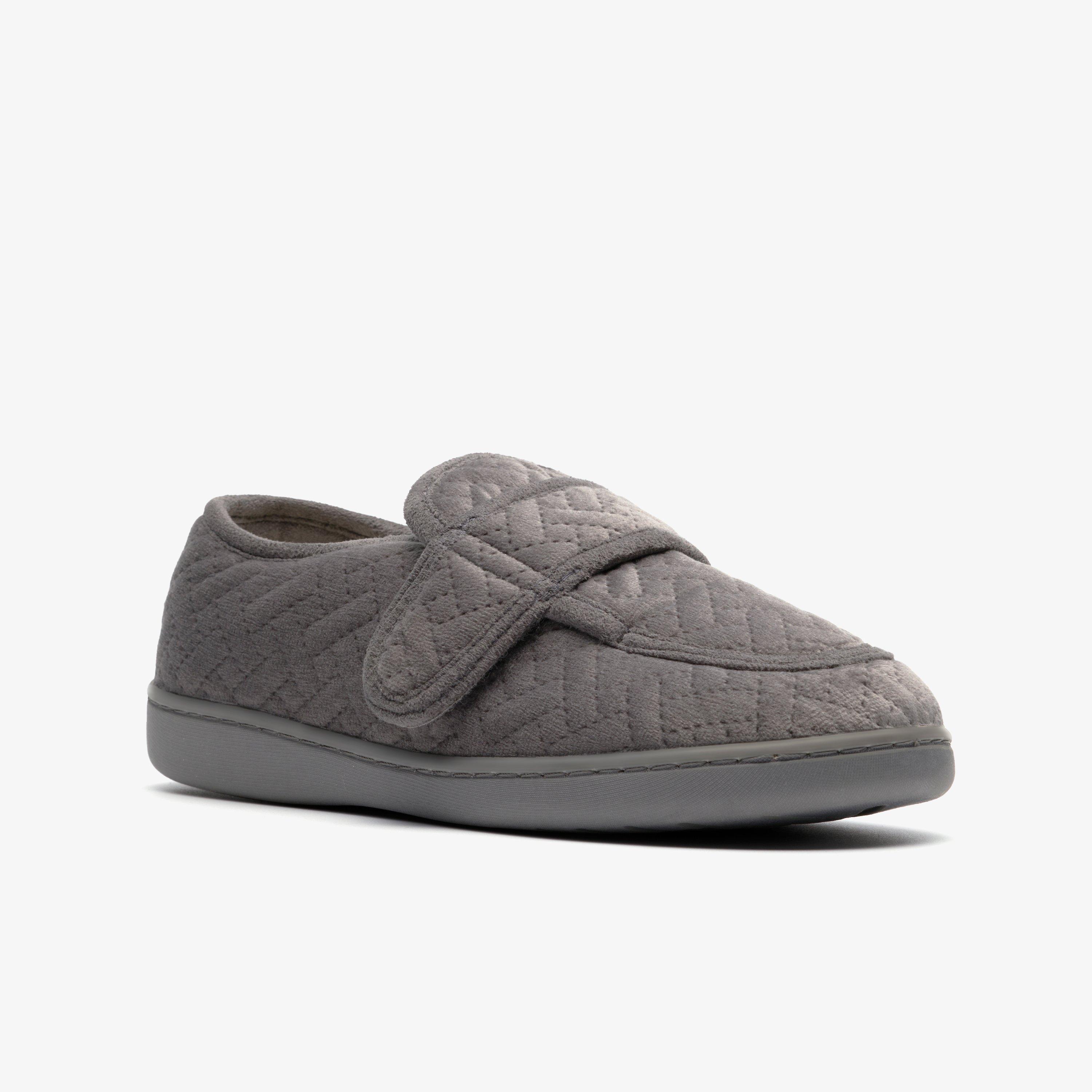 Luna Charm Dark Grey Slippers, view 4 of 6
