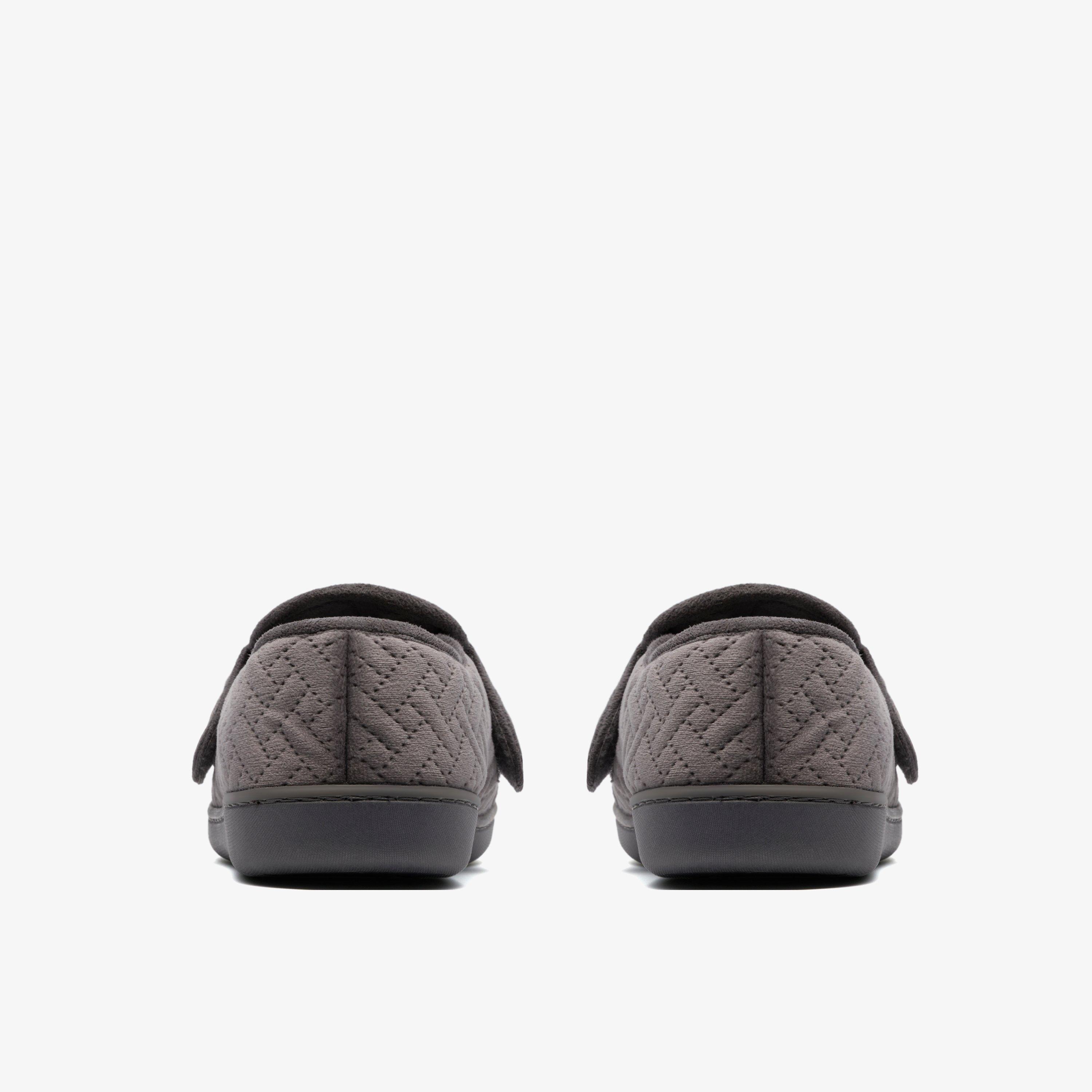 Luna Charm Dark Grey Slippers, view 5 of 6