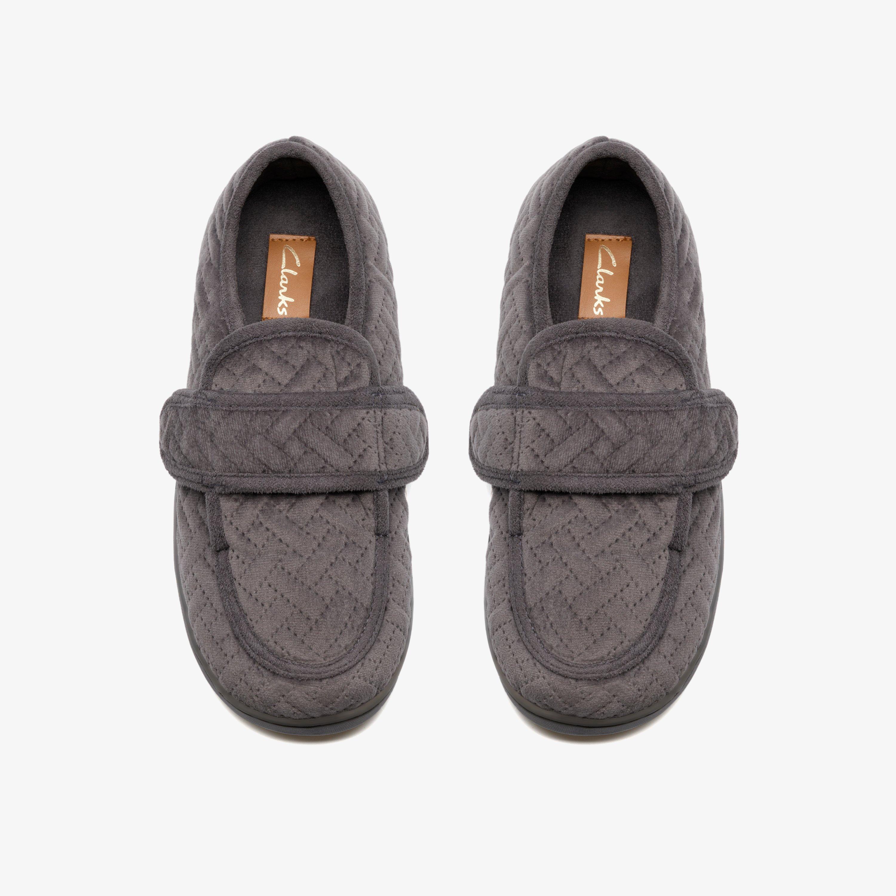 Luna Charm Dark Grey Slippers, view 6 of 6