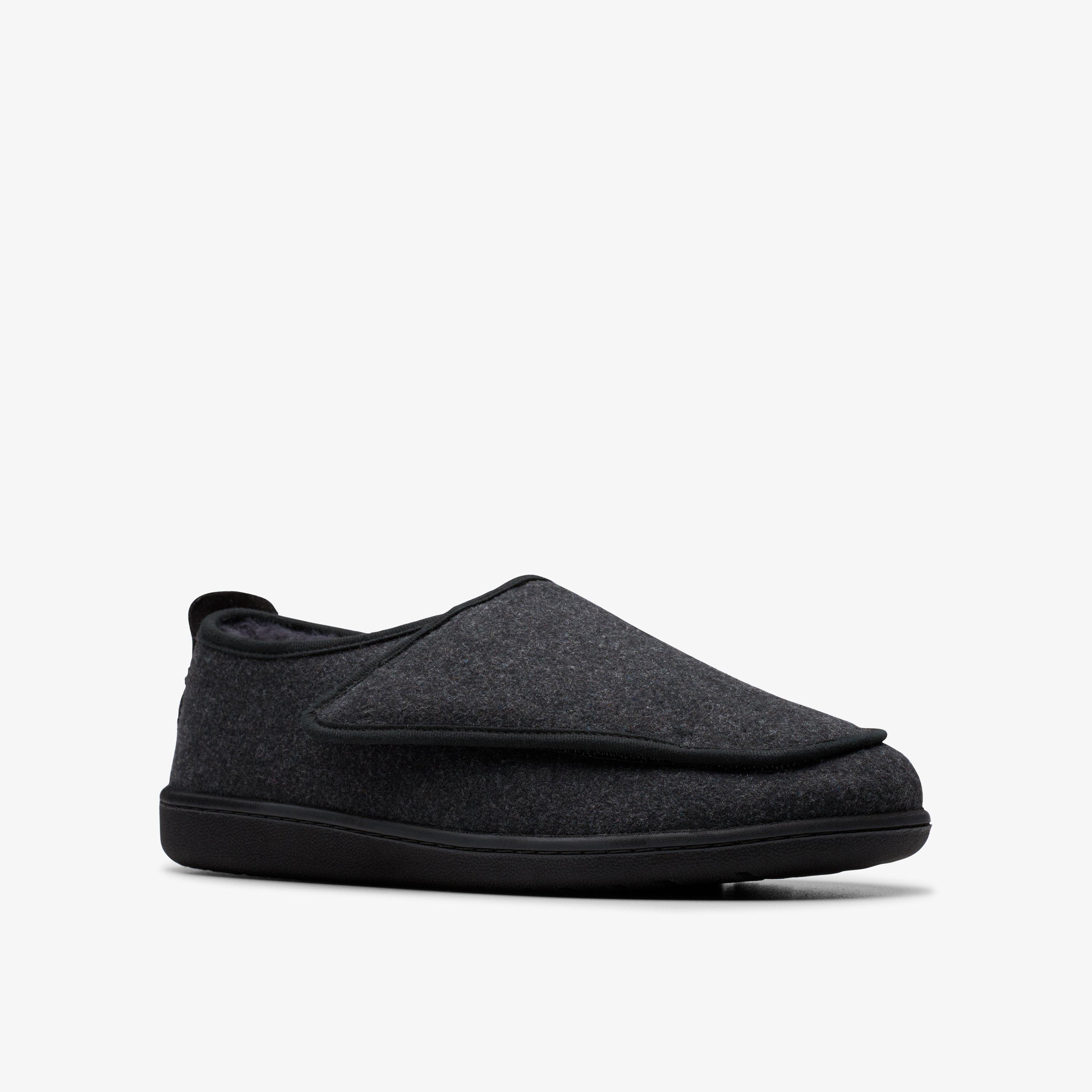 Haworth Strap Dark Grey Slippers, view 4 of 6