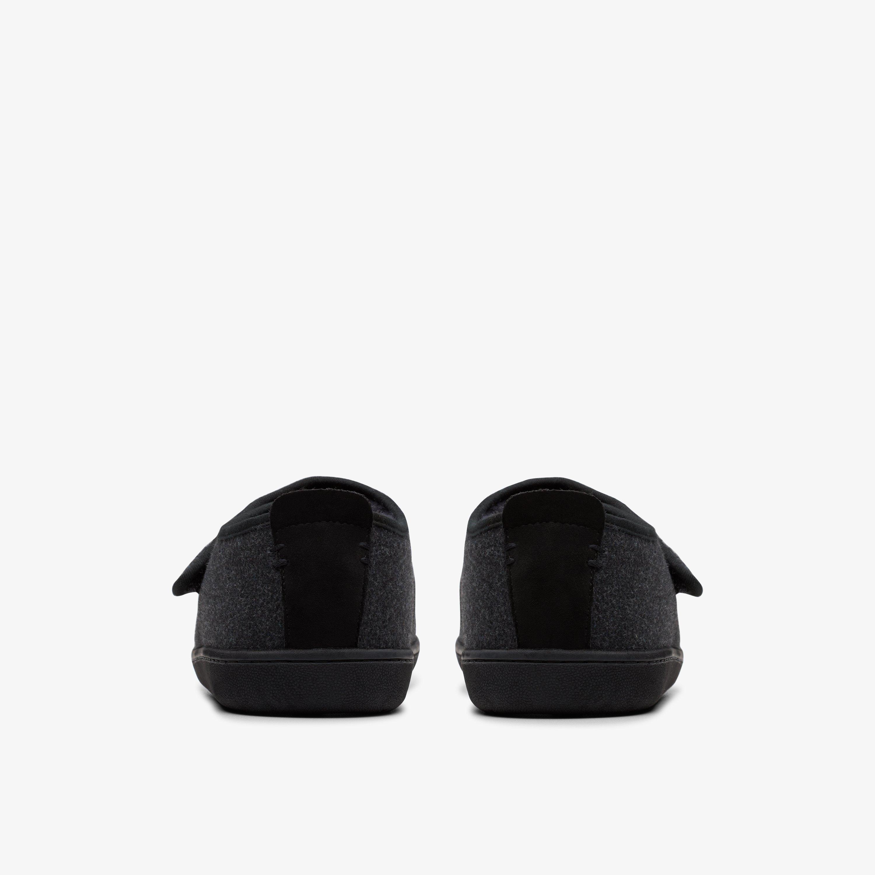 Haworth Strap Dark Grey Slippers, view 5 of 6