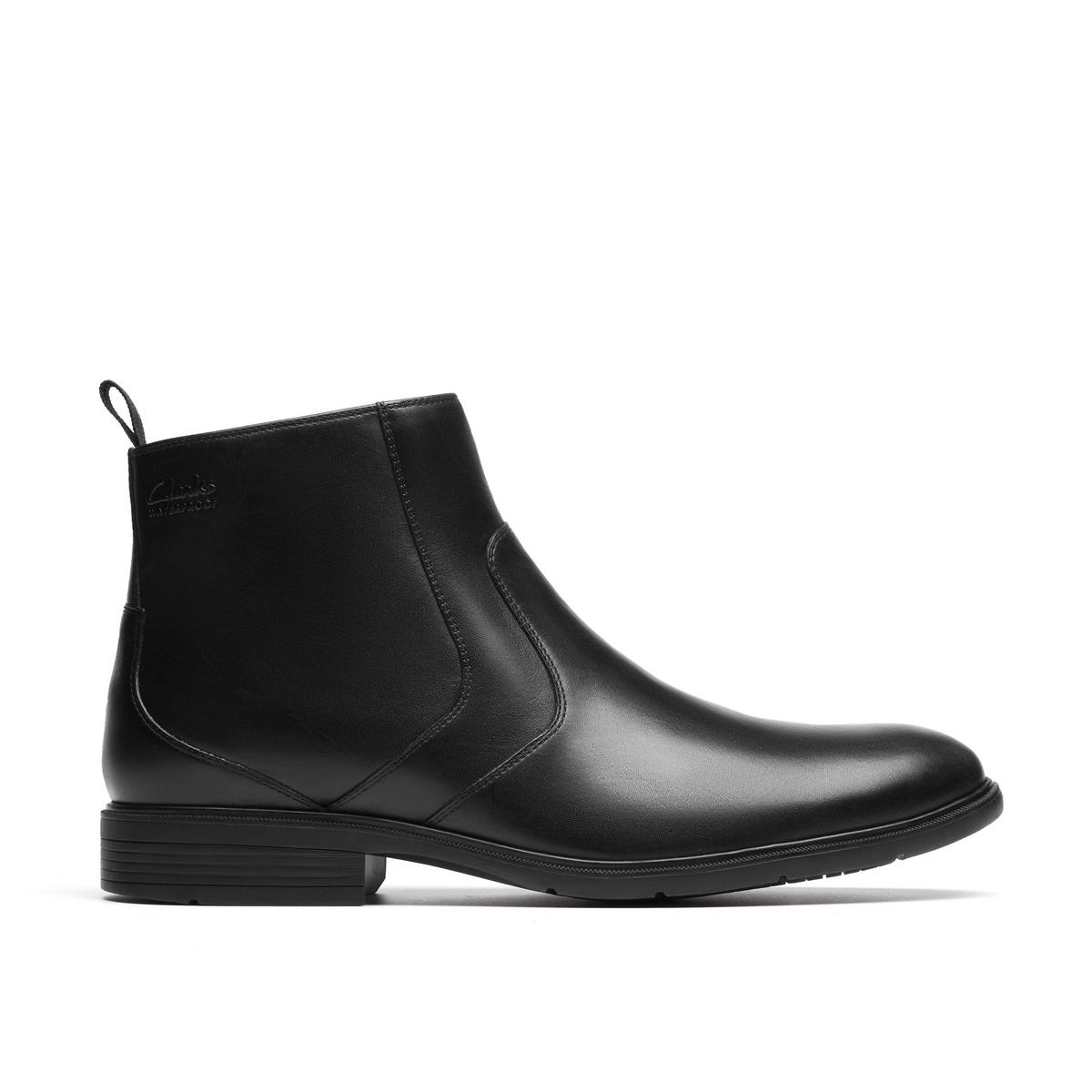 Clarks Mens Steadwell Zip Waterproof Ankle Boots,Chelsea Boots