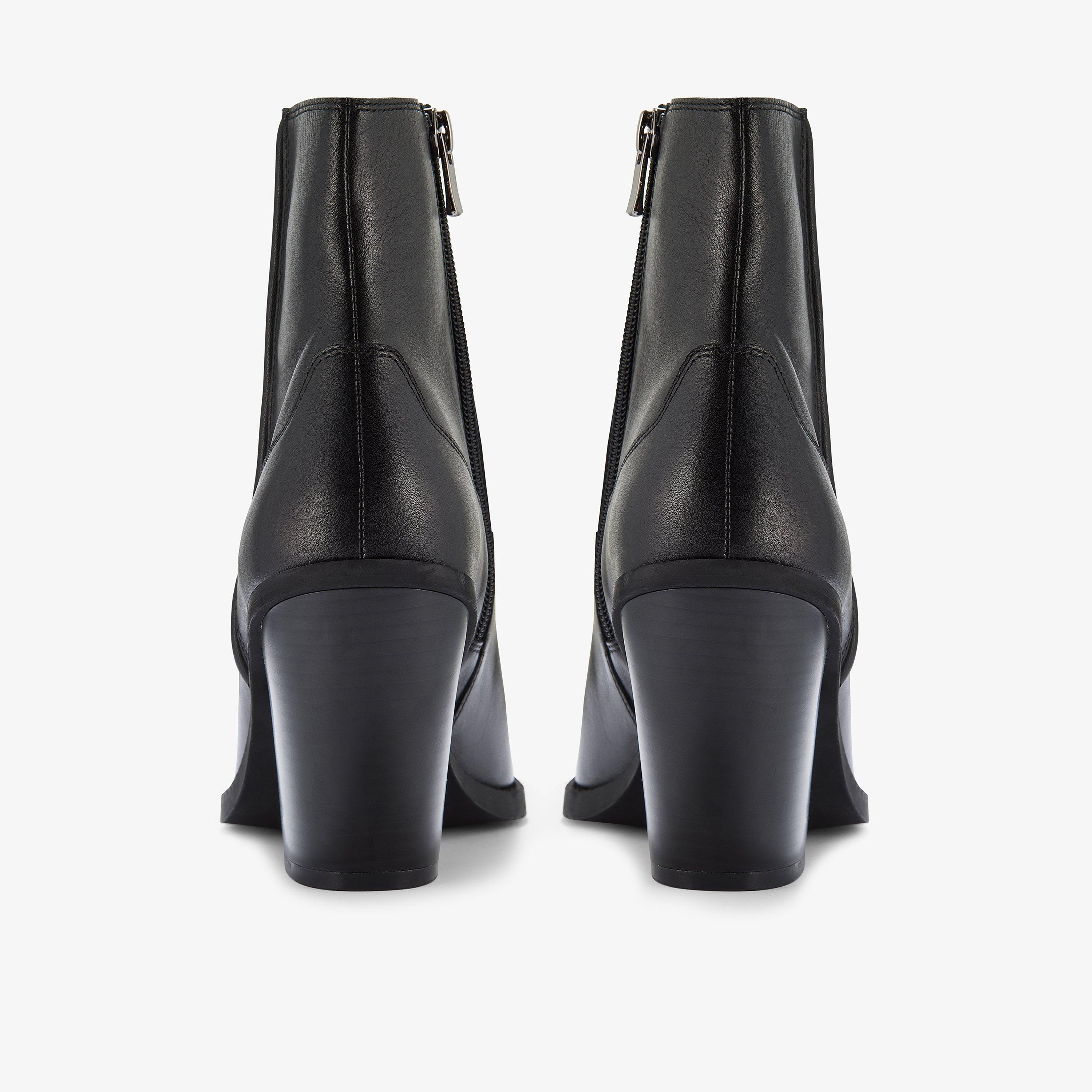 Kheda West Black Leather