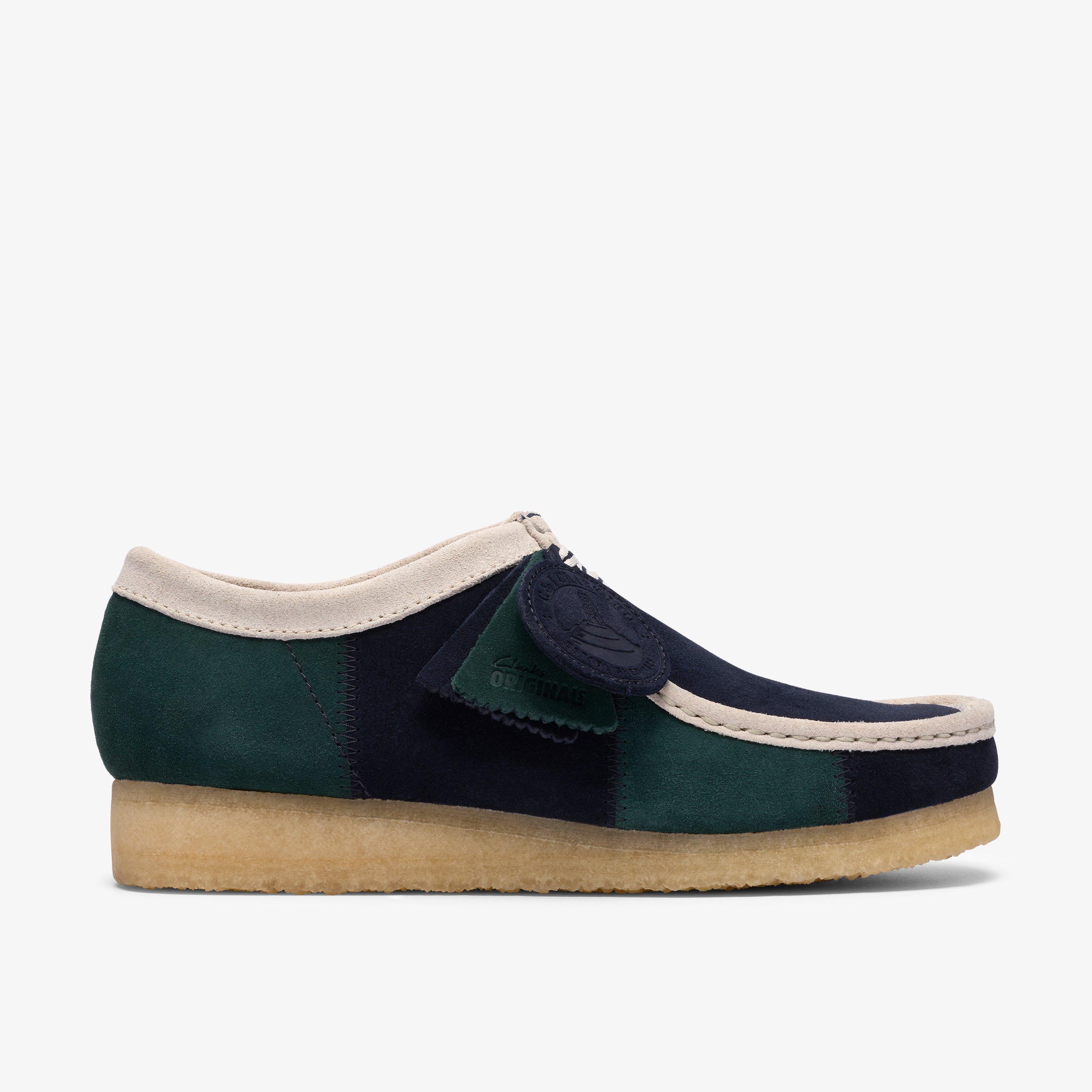 Wallabee Blue/Green Stripe Wallabee Lace Up, view 1 of 8