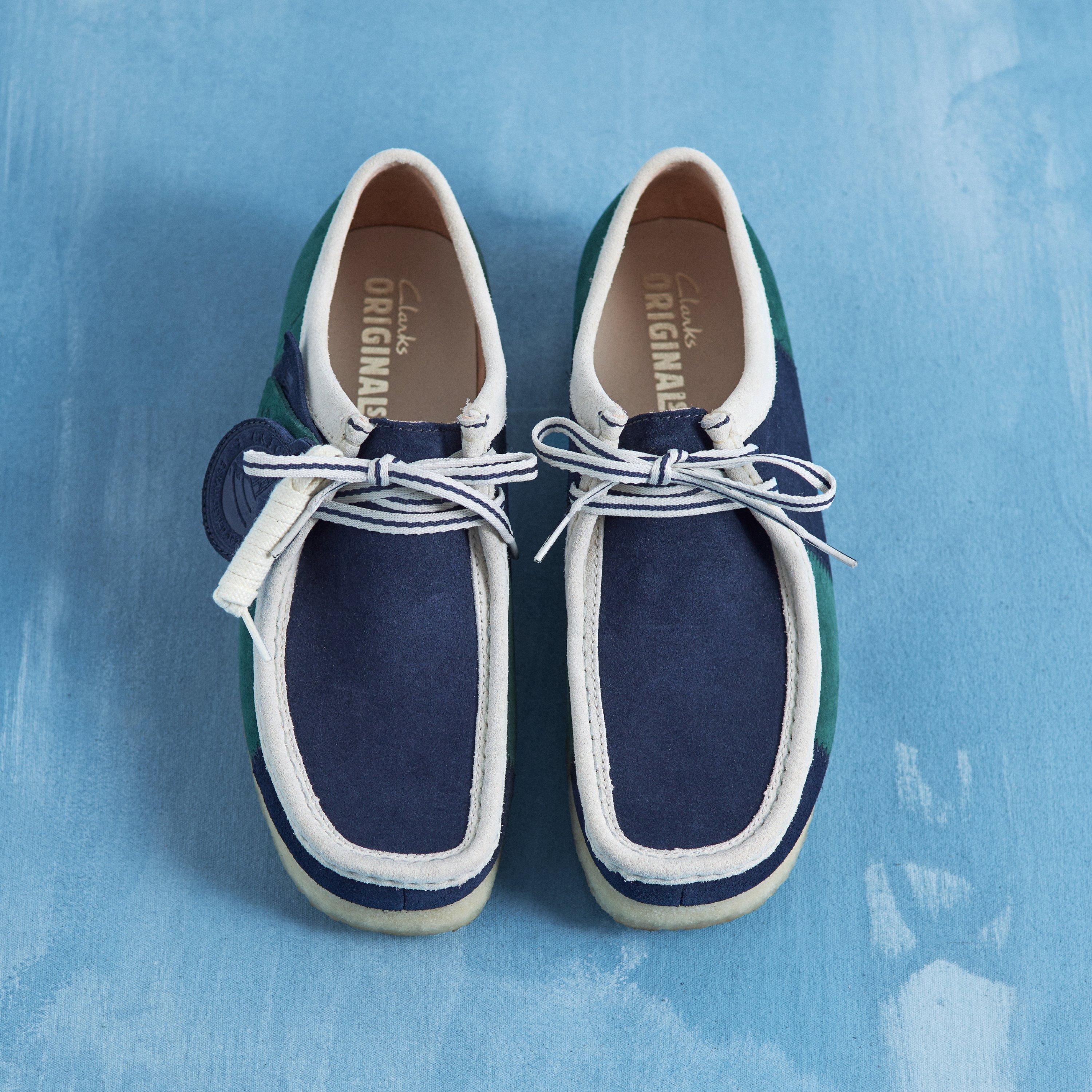 Wallabee Blue/Green Strip