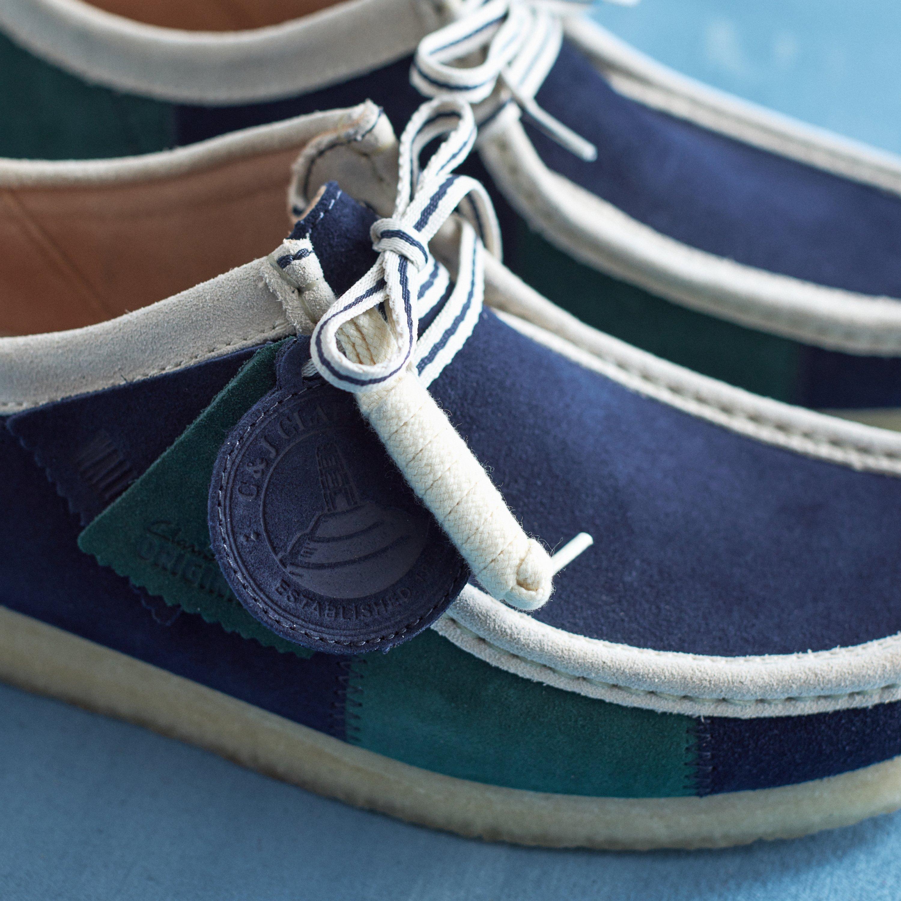 Wallabee Blue/Green Strip