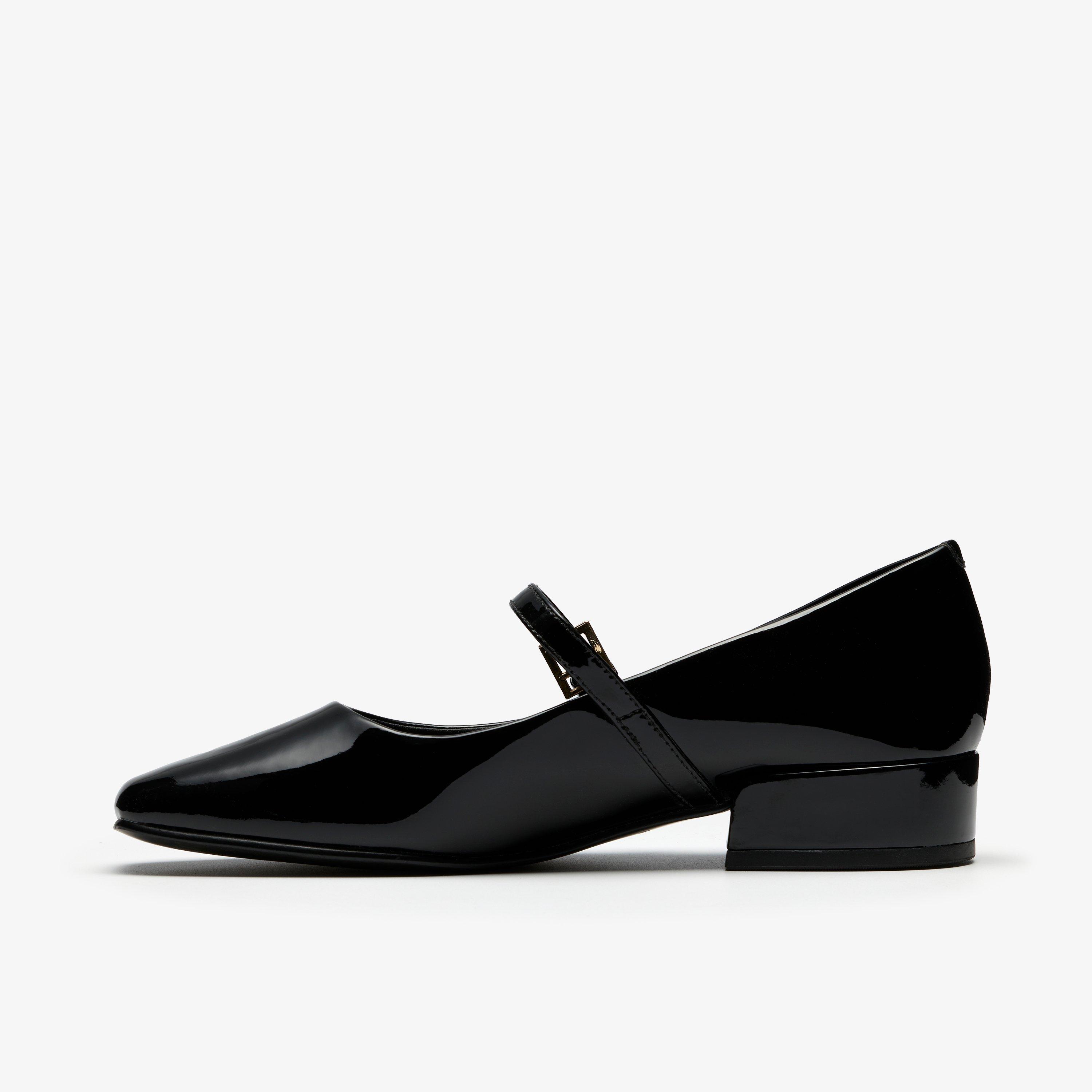 Chaussures Mary Jane T.U.K. Femme - Talon Bloc Noir, Taille 11, Cuir